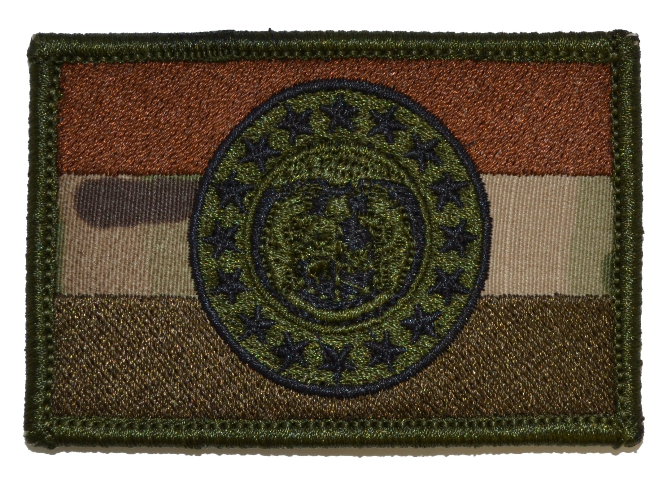 Tactical Gear Junkie Patches MultiCam Missouri State Flag - 2x3 Patch