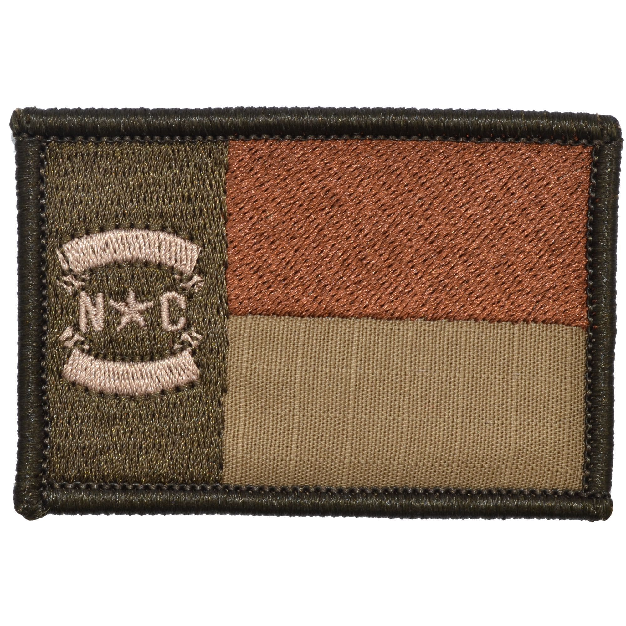 Tactical Gear Junkie Patches Coyote Brown North Carolina State Flag - 2x3 Patch