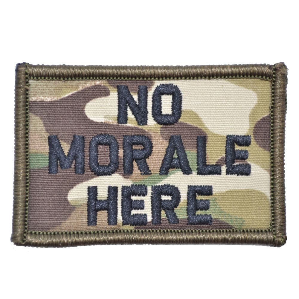 Tactical Gear Junkie Patches MultiCam No Morale Here - 2x3 Patch