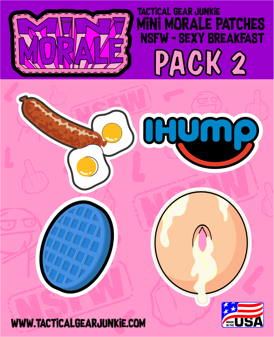 Tactical Gear Junkie Mini Morale - NSFW Sexy Patch Pack 2