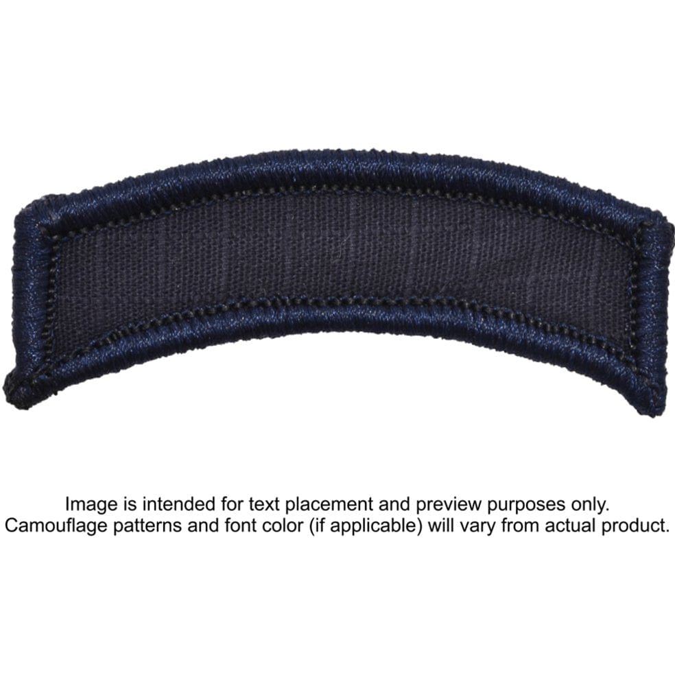 Tactical Gear Junkie Patches Navy Blue Custom Text Patch - LARGE Tab