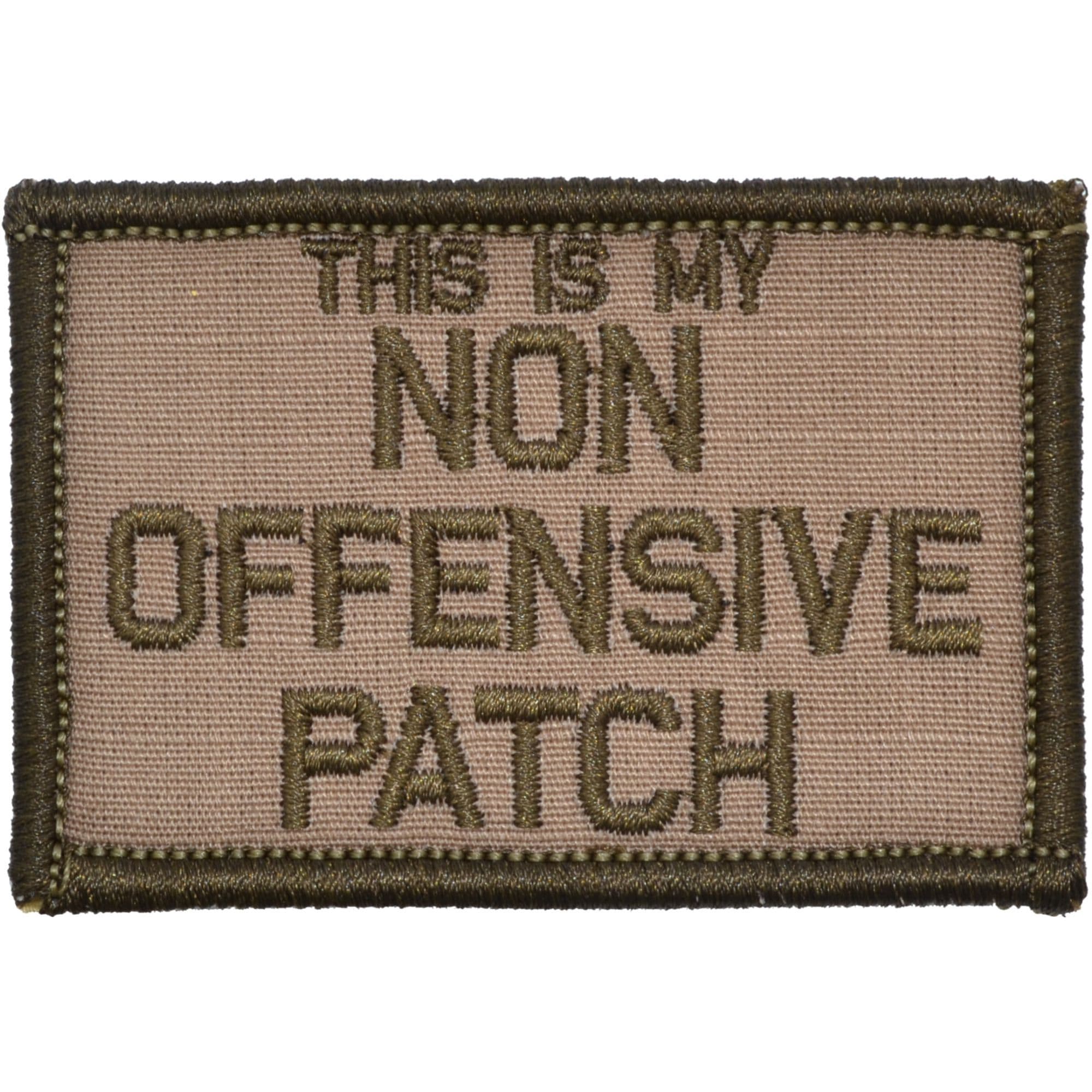 Tactical Gear Junkie Patches Coyote Brown This Is My Non Offensive Patch - 2x3 Patch