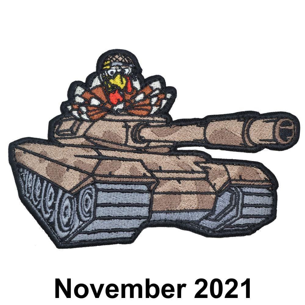 Tactical Gear Junkie Patches November 2021 Patch of the Month - Happy Tanksgiving