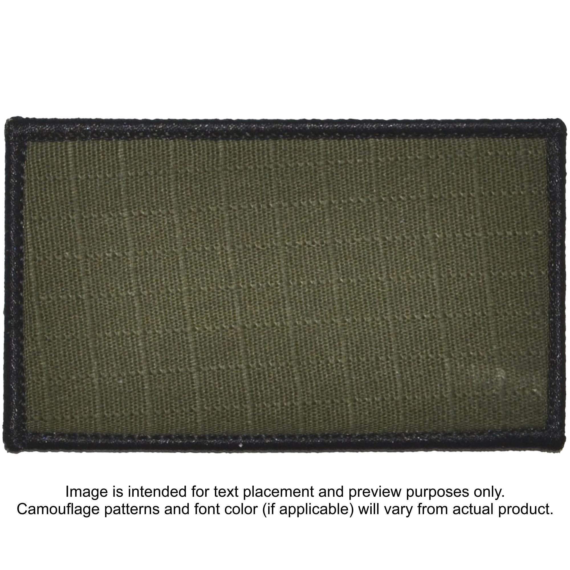 Tactical Gear Junkie Patches Olive Drab Custom Plate Carrier Text Patch - 3x5