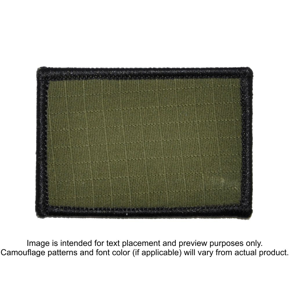 Tactical Gear Junkie Patches Olive Drab / Hook Fastener Custom Reflective Patch - 2x4