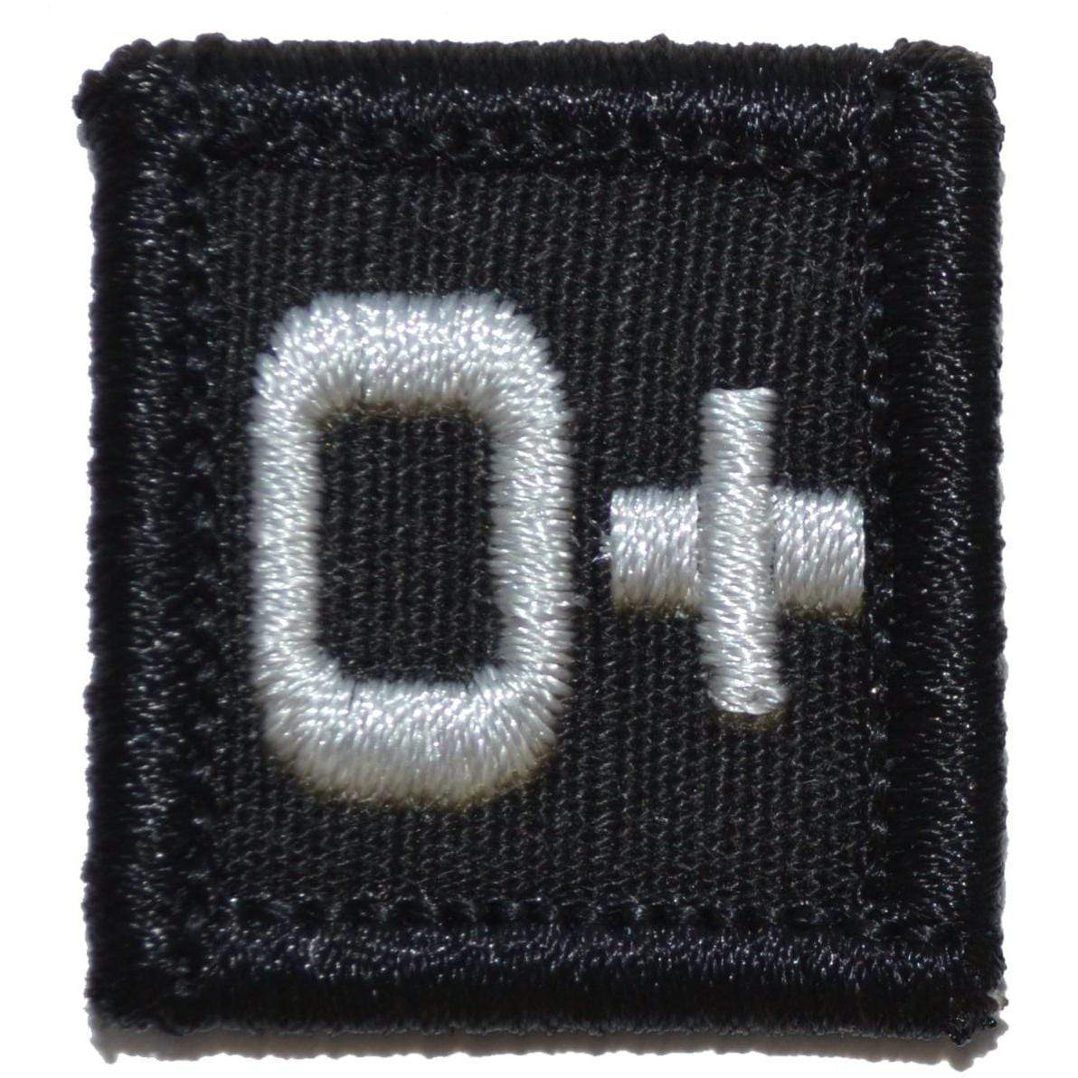 Tactical Gear Junkie Patches Black Blood Type - 1x1 Patch