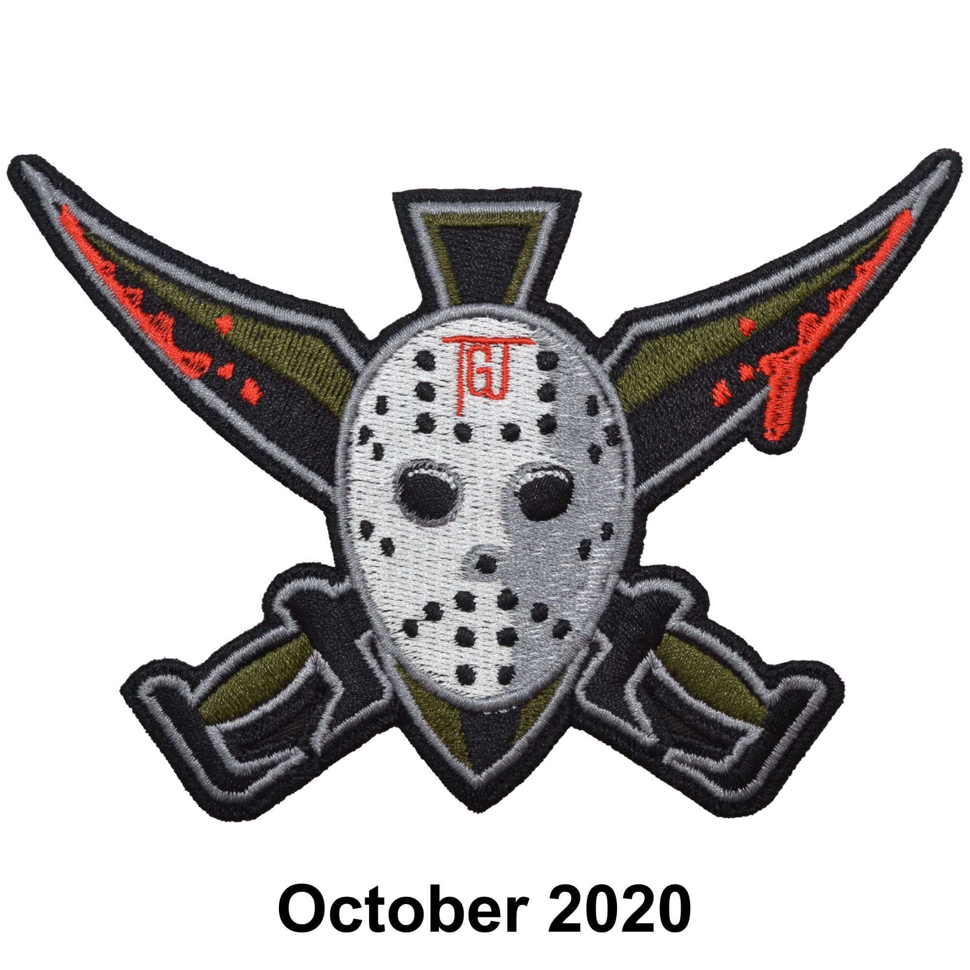 Tactical Gear Junkie Patches The Tactical Gear Junkie Patch of the Month - October - Hockey Mask Spartan