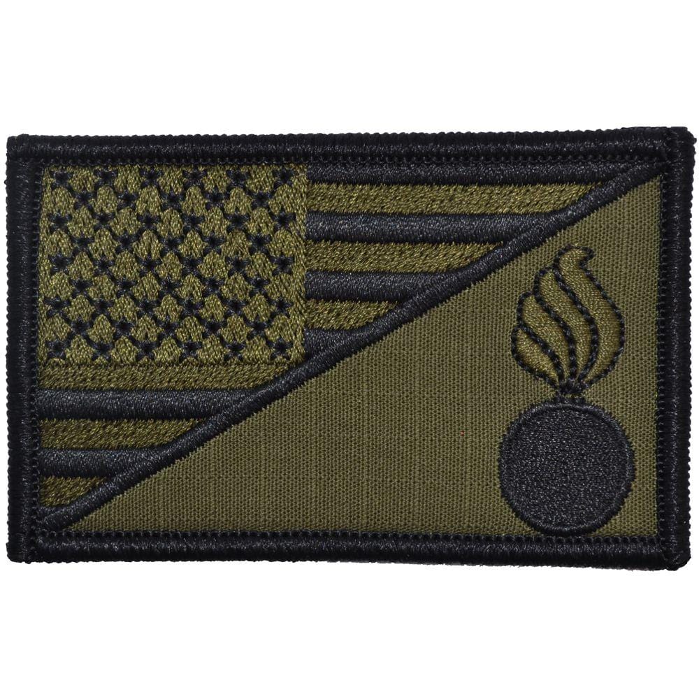 Tactical Gear Junkie Patches Olive Drab Army Ordnance Corps USA Flag - 2.25x3.5 Patch