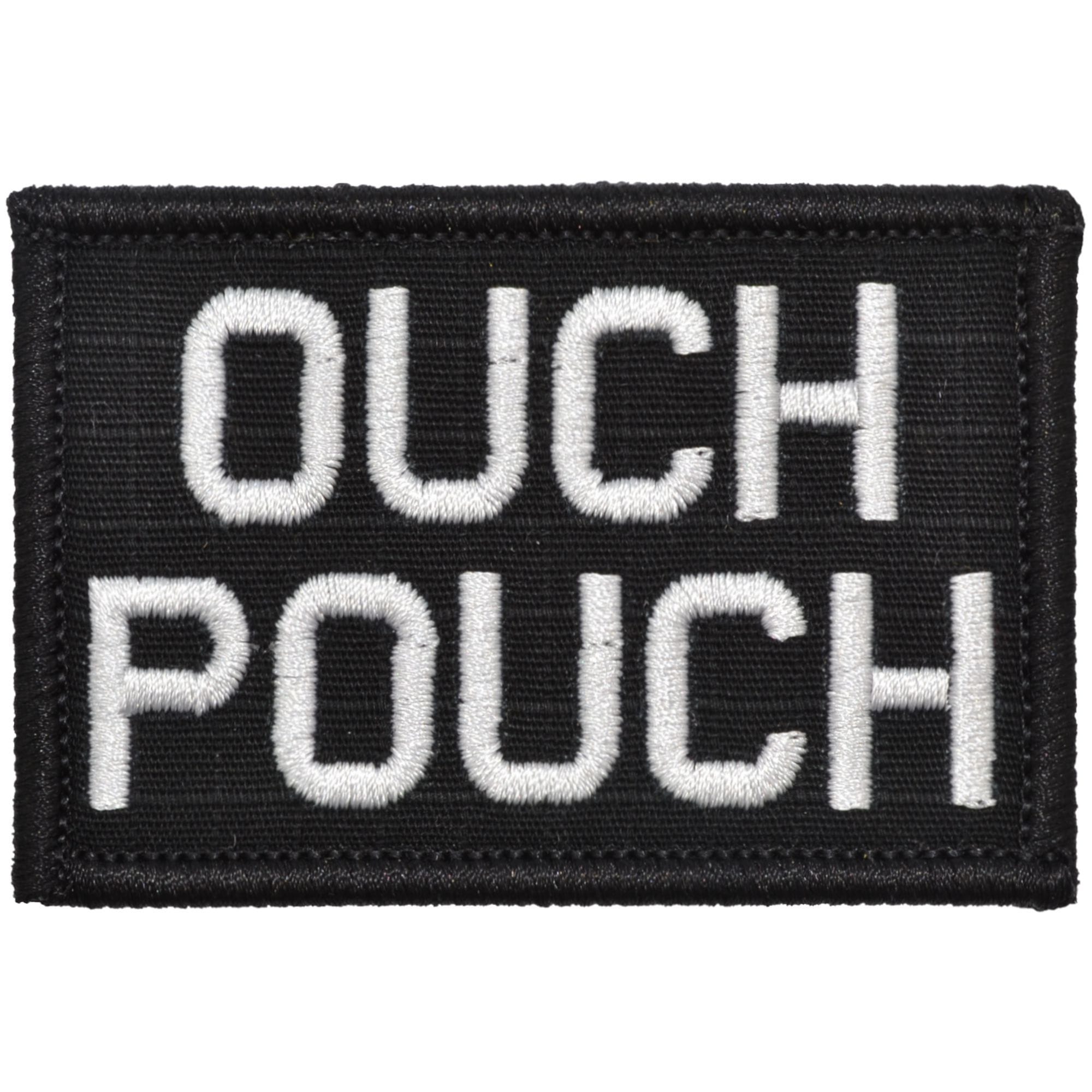 Tactical Gear Junkie Patches Black Ouch Pouch - 2x3 Patch