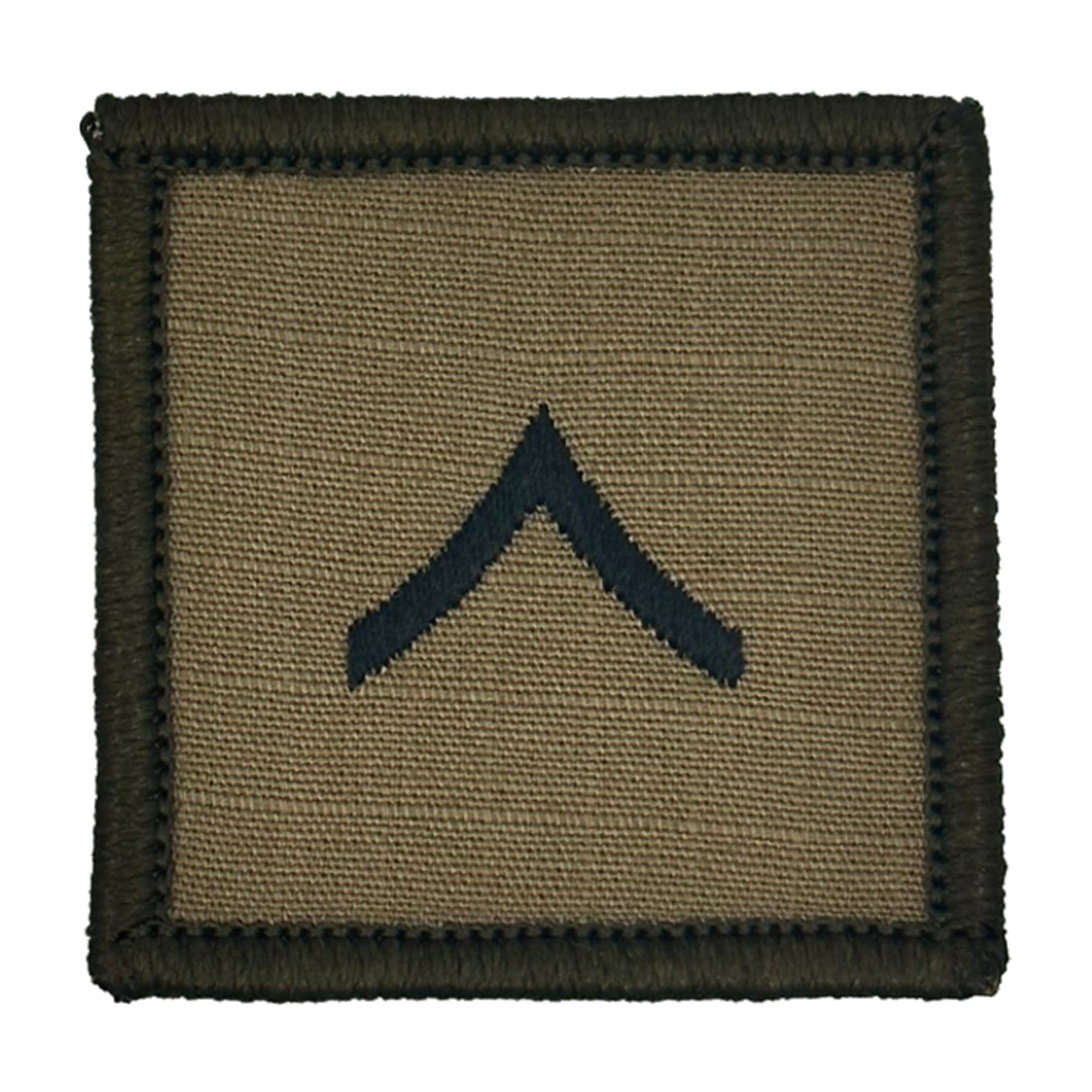 Tactical Gear Junkie Patches Coyote Brown / Private First Class USMC Rank Insignia - 2x2 Patch