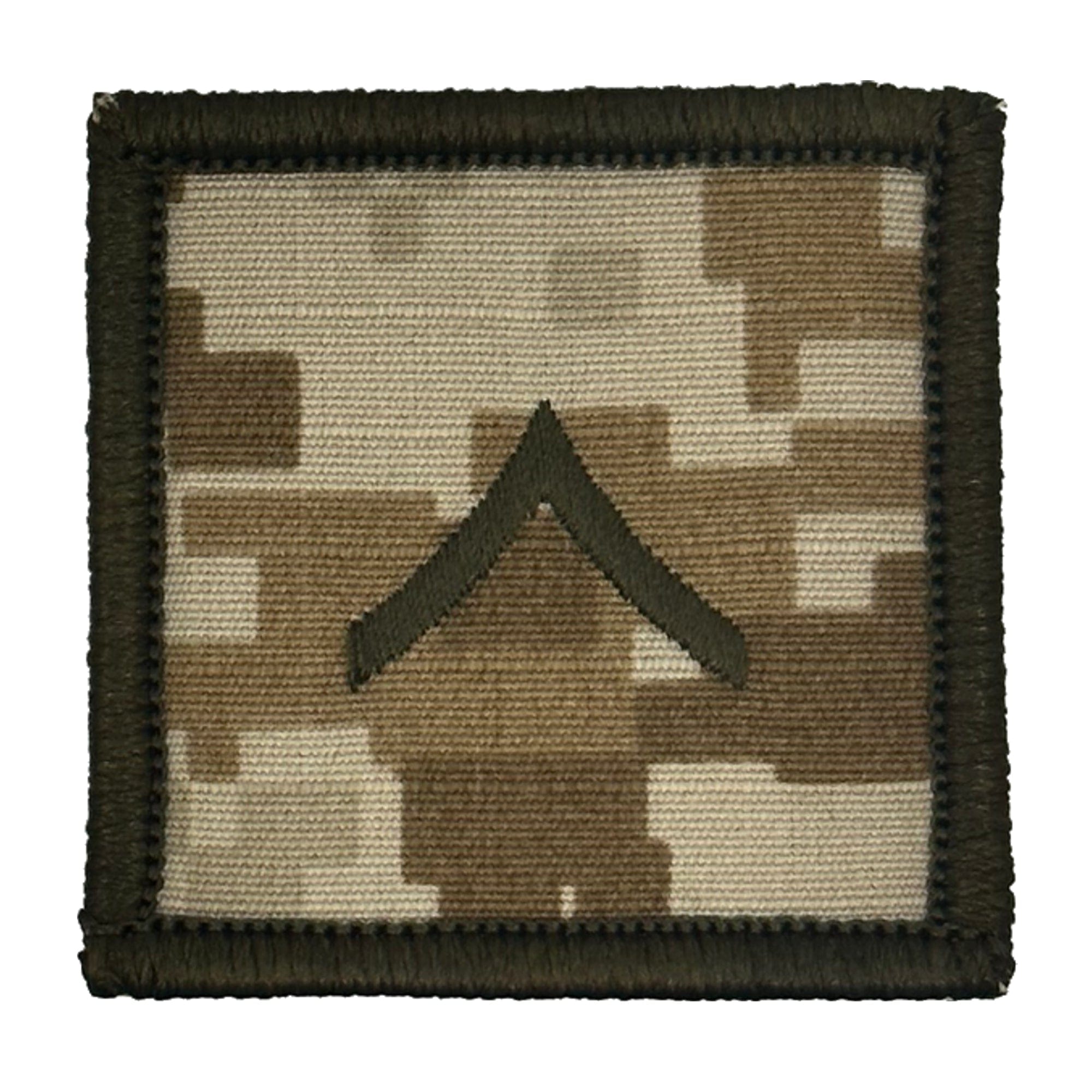 Tactical Gear Junkie Patches MARPAT Desert / Private First Class USMC Rank Insignia - 2x2 Patch