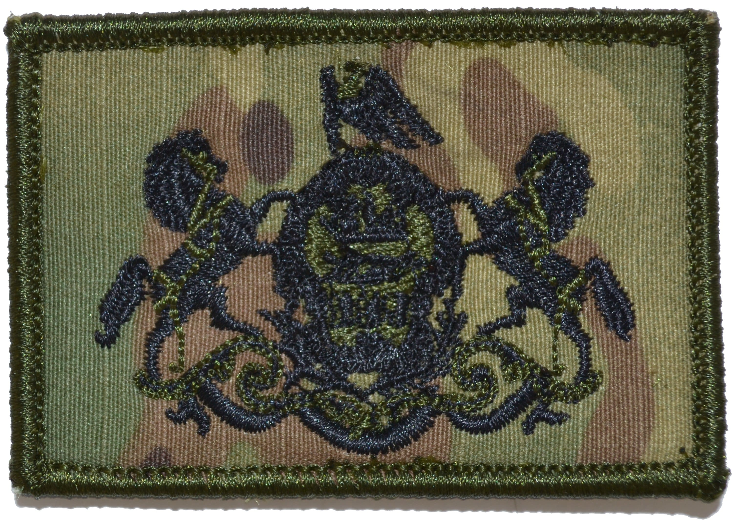 Tactical Gear Junkie Patches MultiCam Pennsylvania State Flag - 2x3 Patch