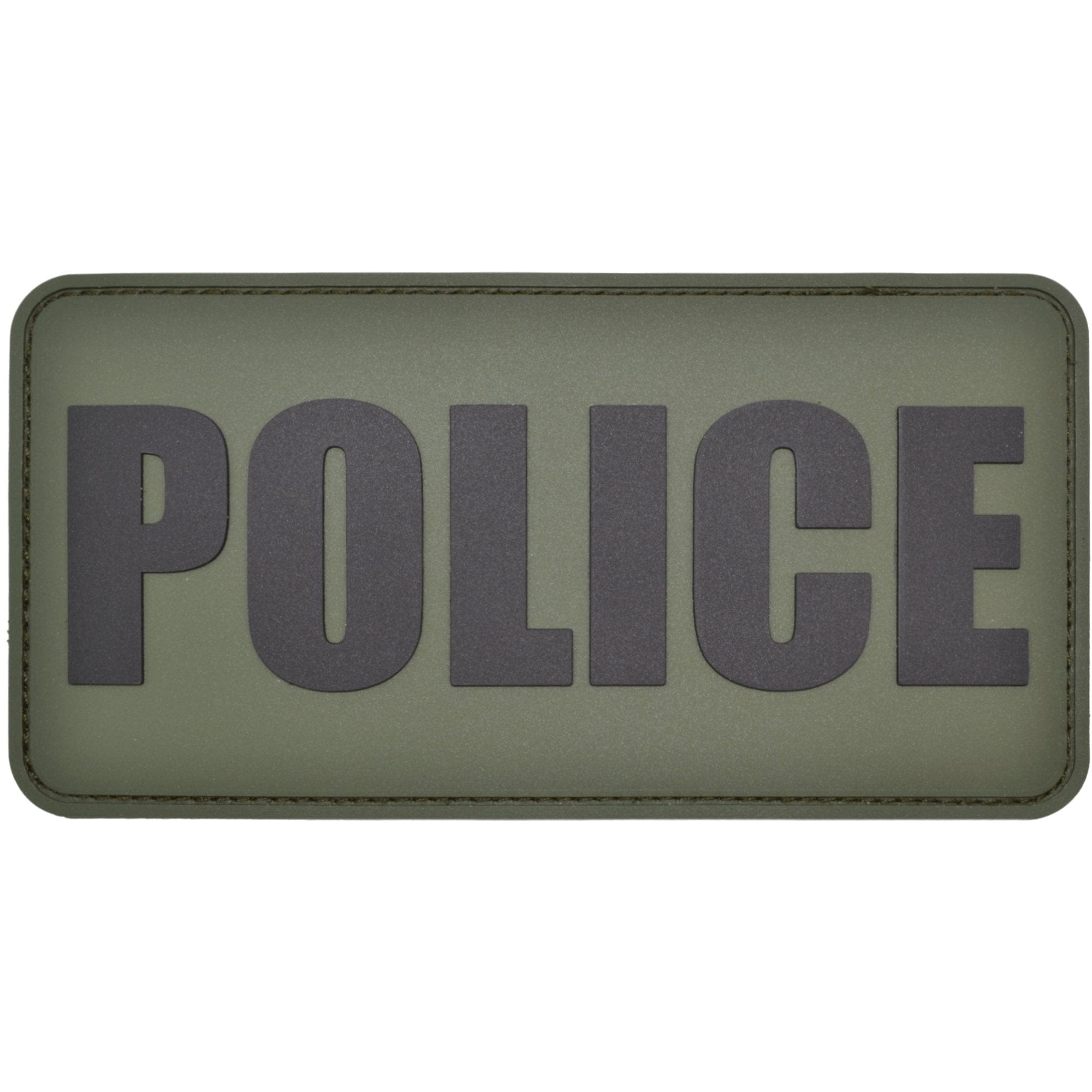Tactical Gear Junkie Patches Olive Drab Police Plate Carrier - 3x6 PVC Patch