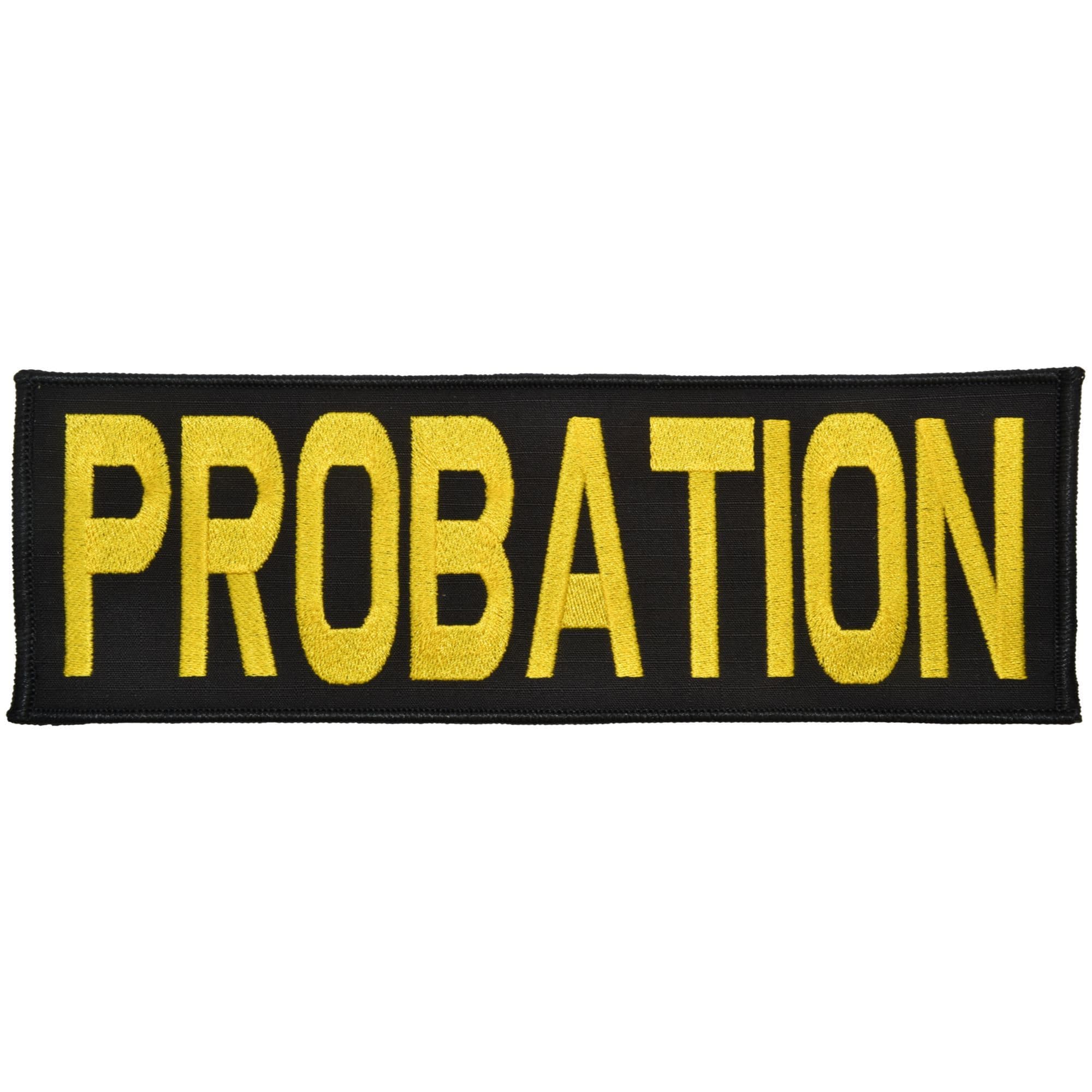 Tactical Gear Junkie Patches Probation 1 Plate Carrier - 2x6 Patch