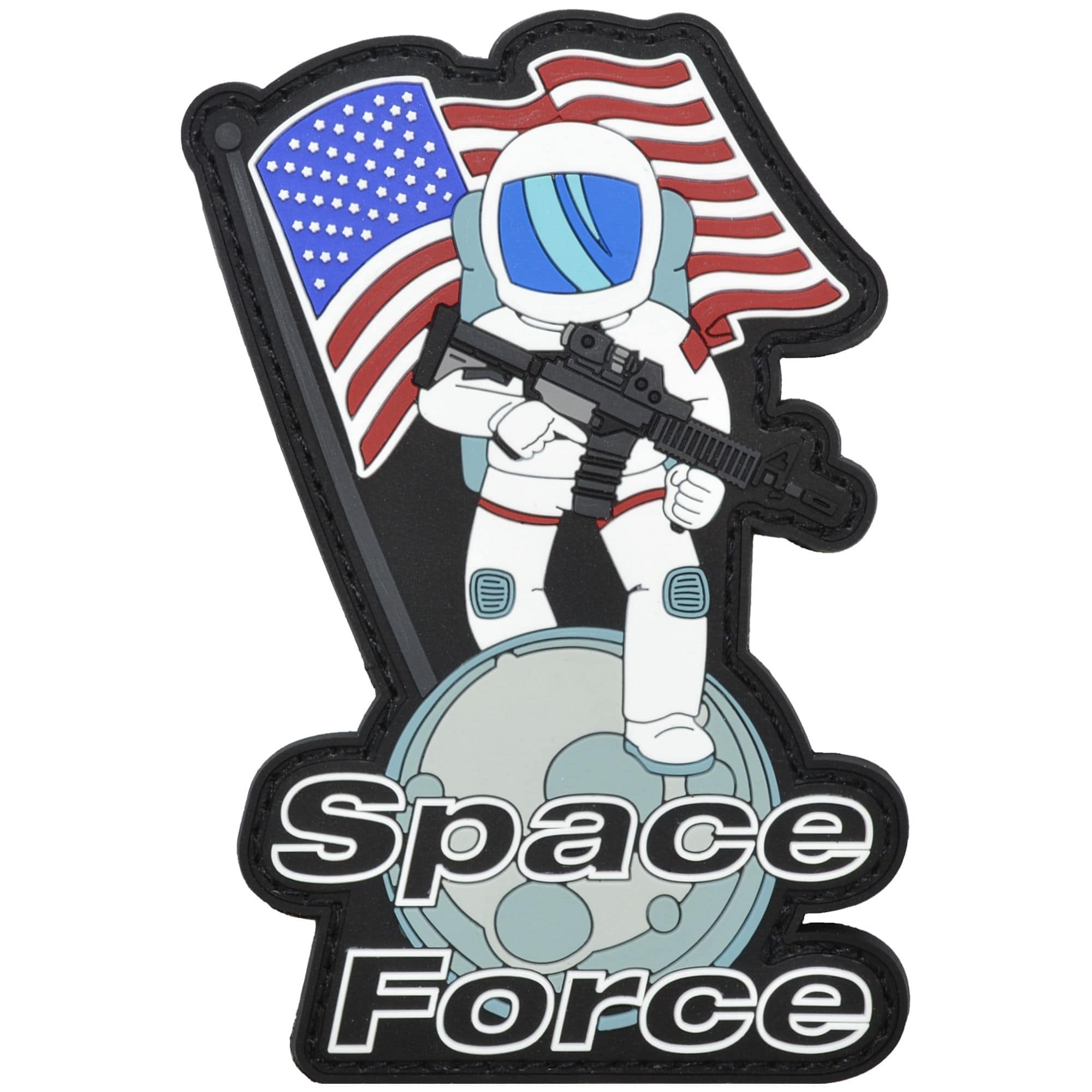 Tactical Gear Junkie Patches Space Force - 4x2.5 inch PVC Patch