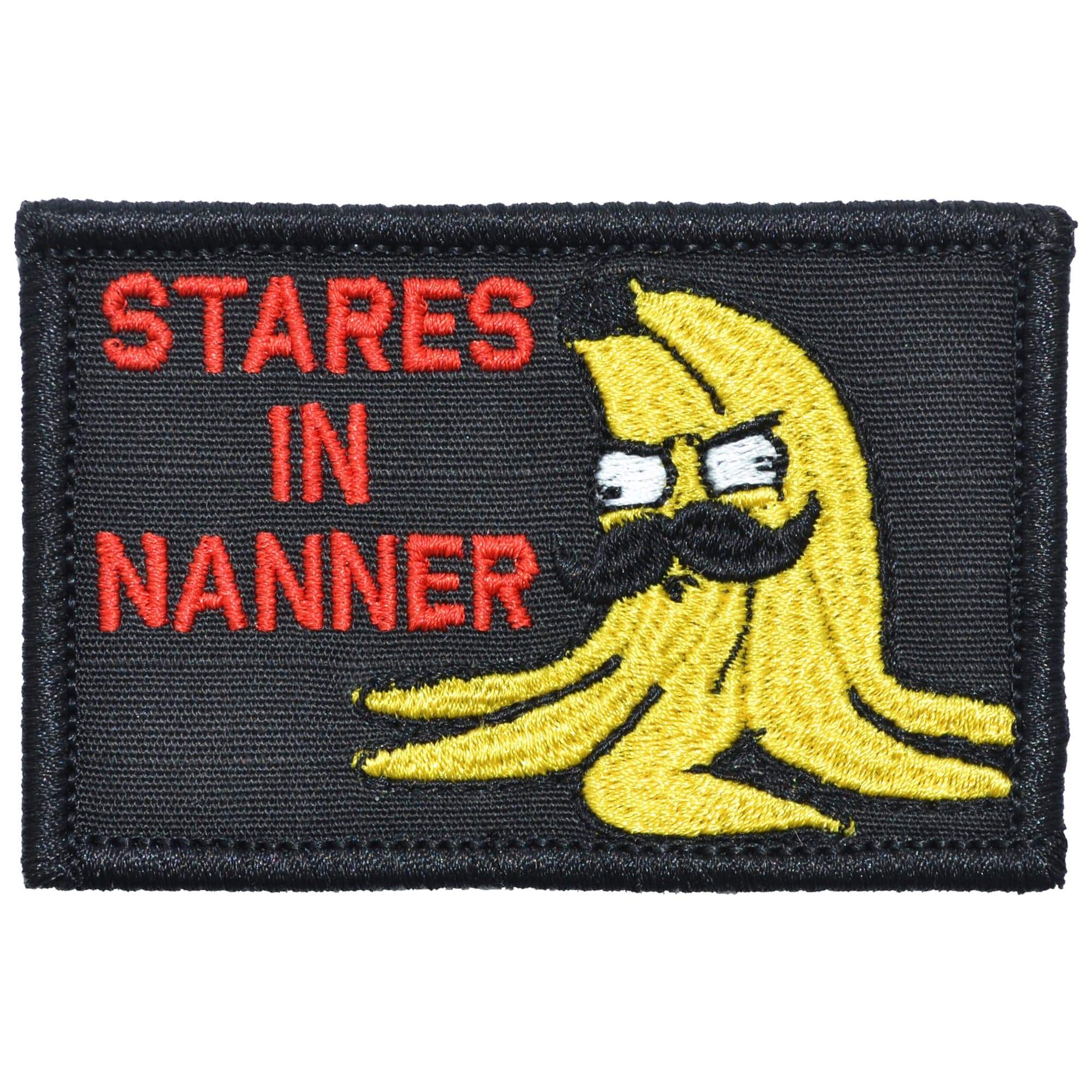 Tactical Gear Junkie Patches Black Sketch's World © Stares In Nanner - 2x3 Patch