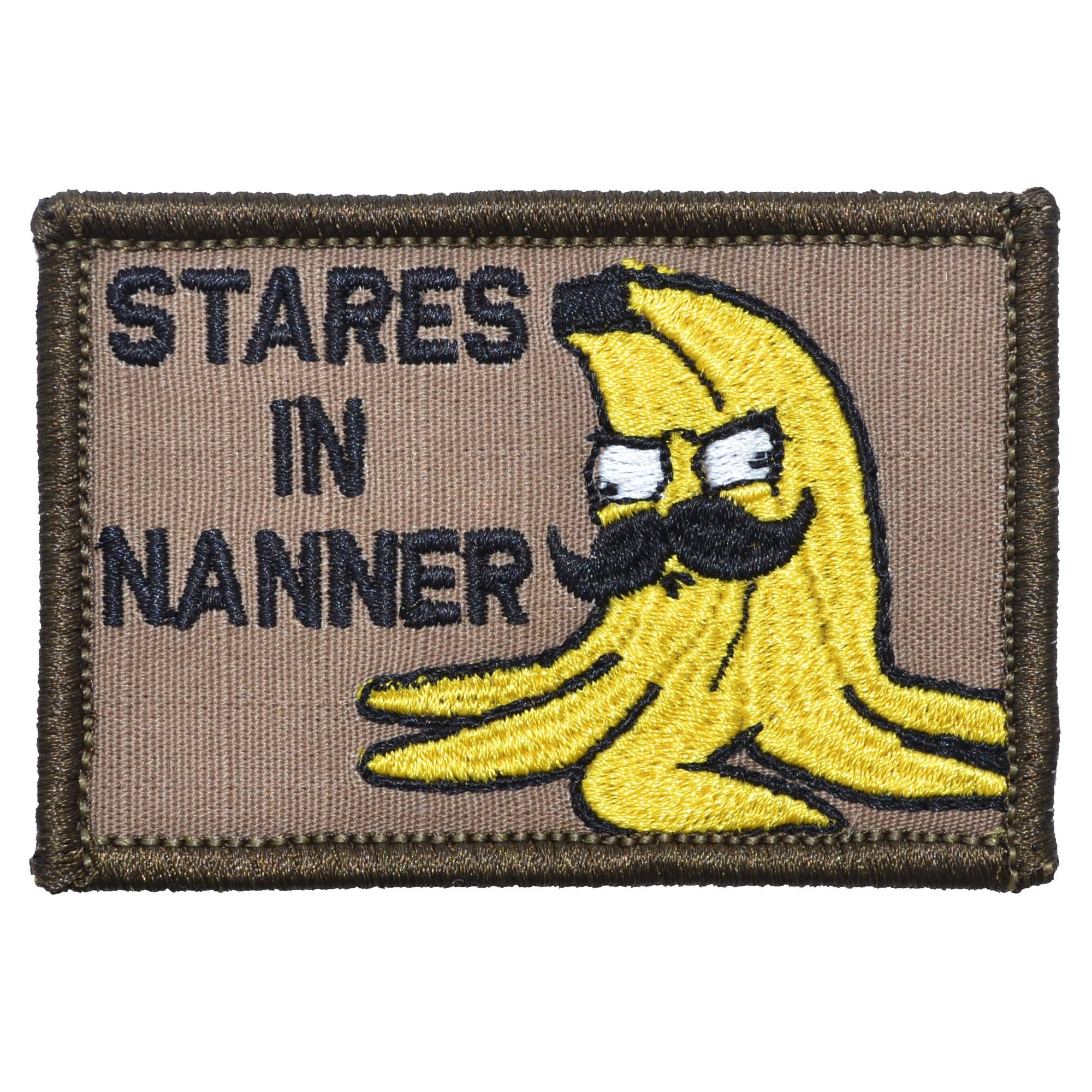 Tactical Gear Junkie Patches Coyote Brown Sketch's World © Stares In Nanner - 2x3 Patch