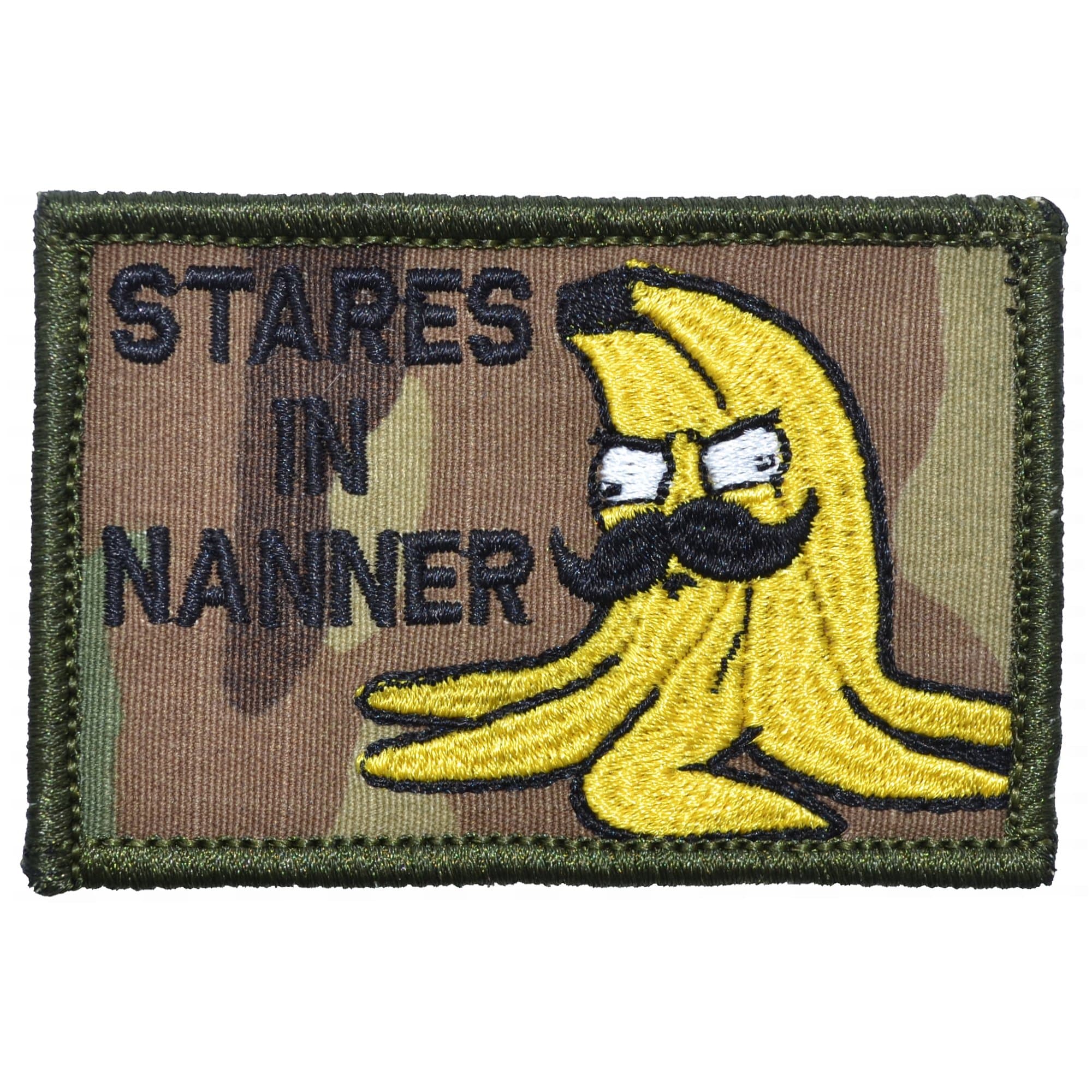 Tactical Gear Junkie Patches MultiCam Sketch's World © Stares In Nanner - 2x3 Patch