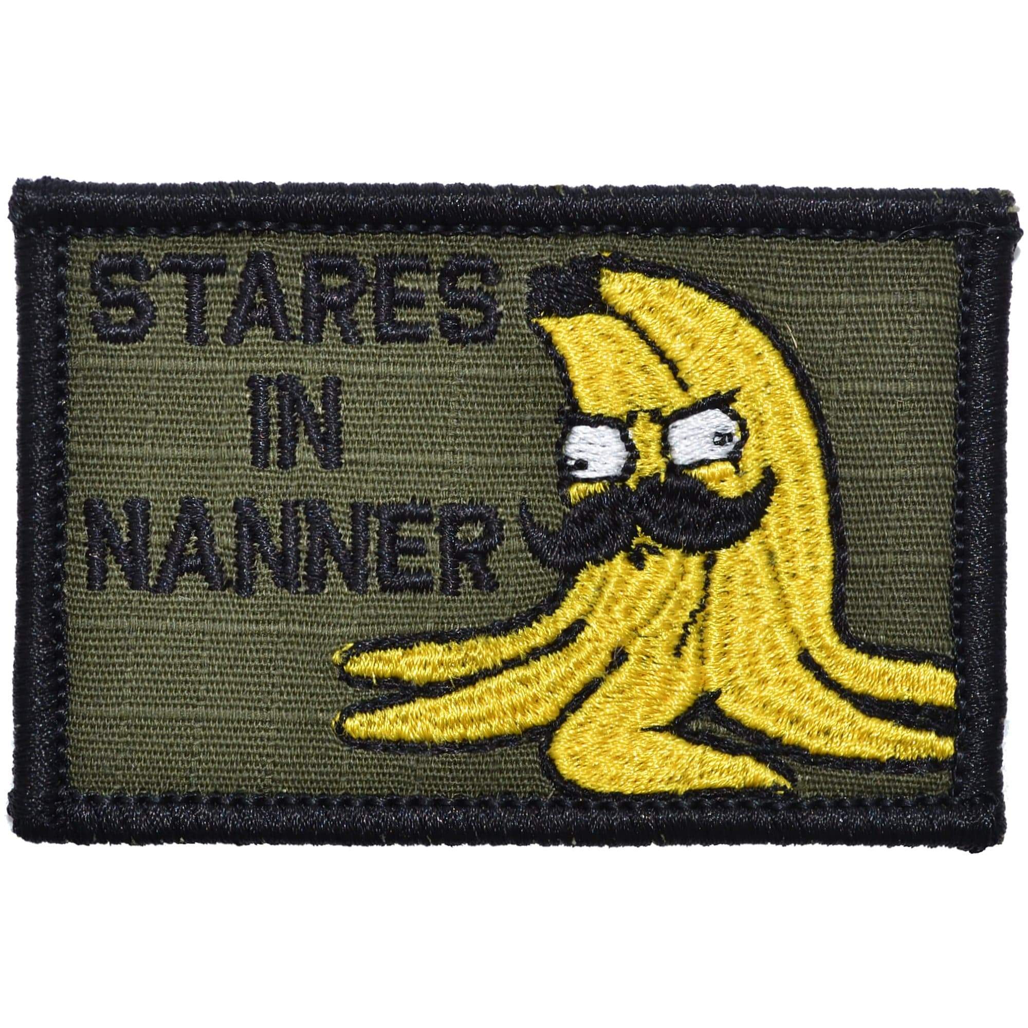Tactical Gear Junkie Patches Olive Drab Sketch's World © Stares In Nanner - 2x3 Patch