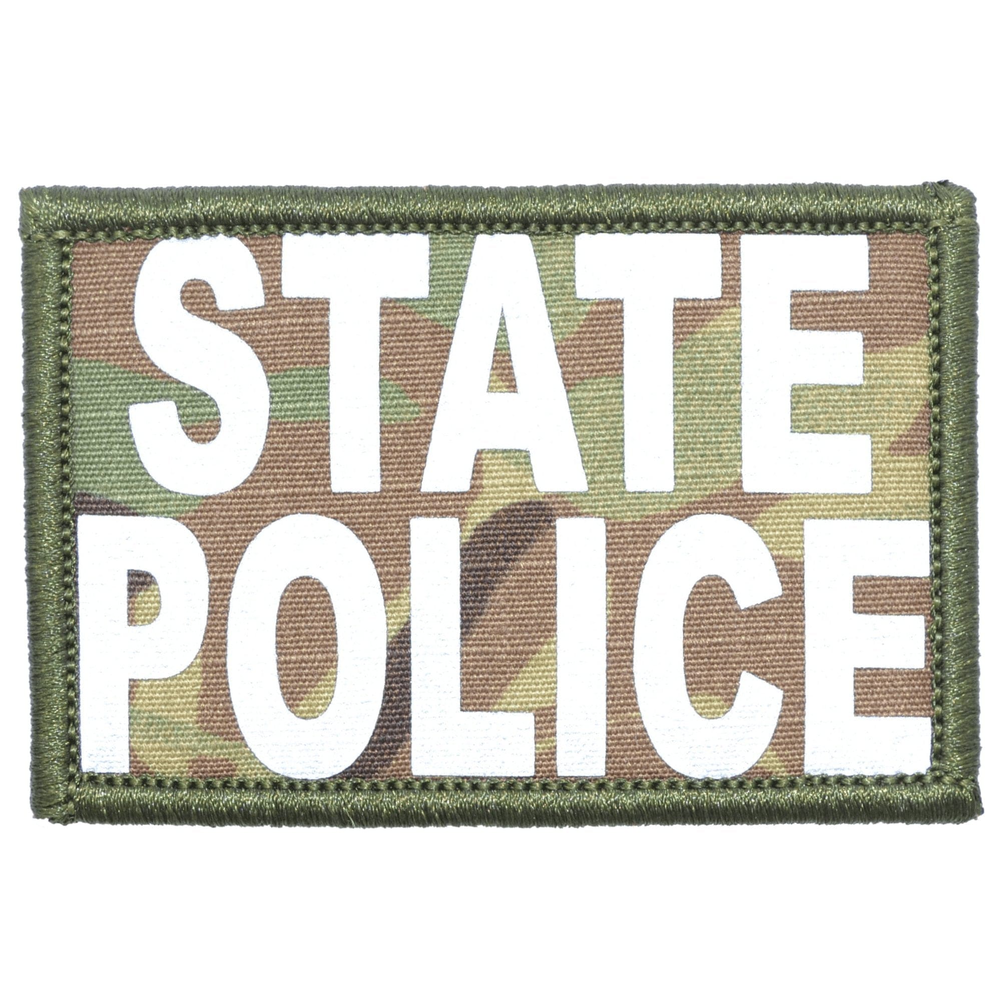 Tactical Gear Junkie Patches MultiCam State Police Reflective - 2x3 Patch
