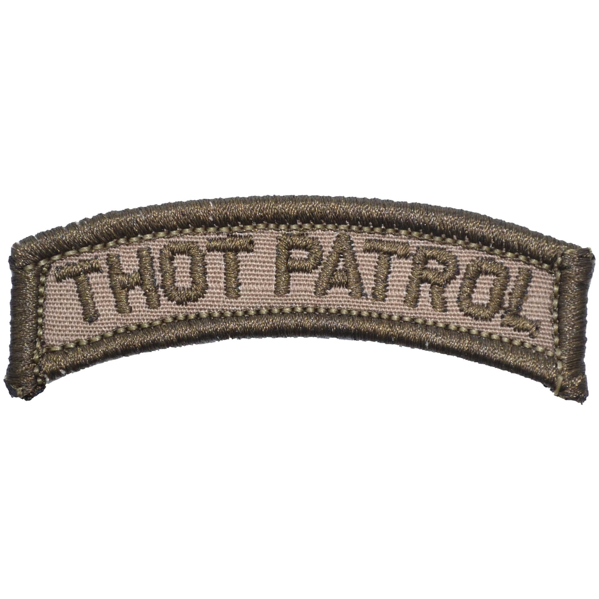 Tactical Gear Junkie Patches Coyote Brown Thot Patrol Tab Patch