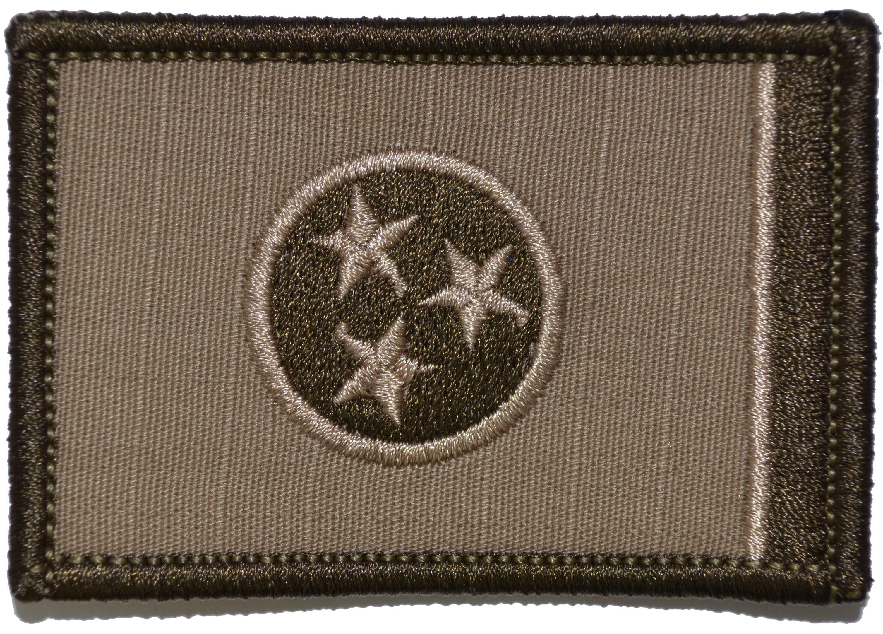Tactical Gear Junkie Patches Coyote Brown Tennessee State Flag - 2x3 Patch
