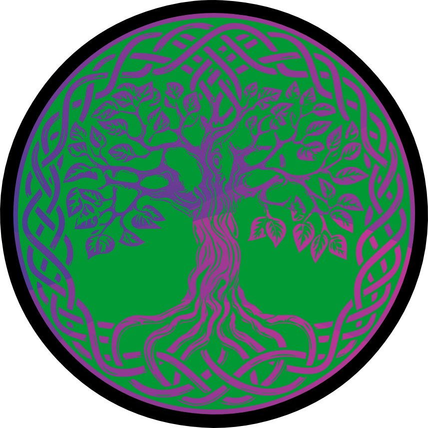 Celtic Knot Tree of life- 3" Sticker