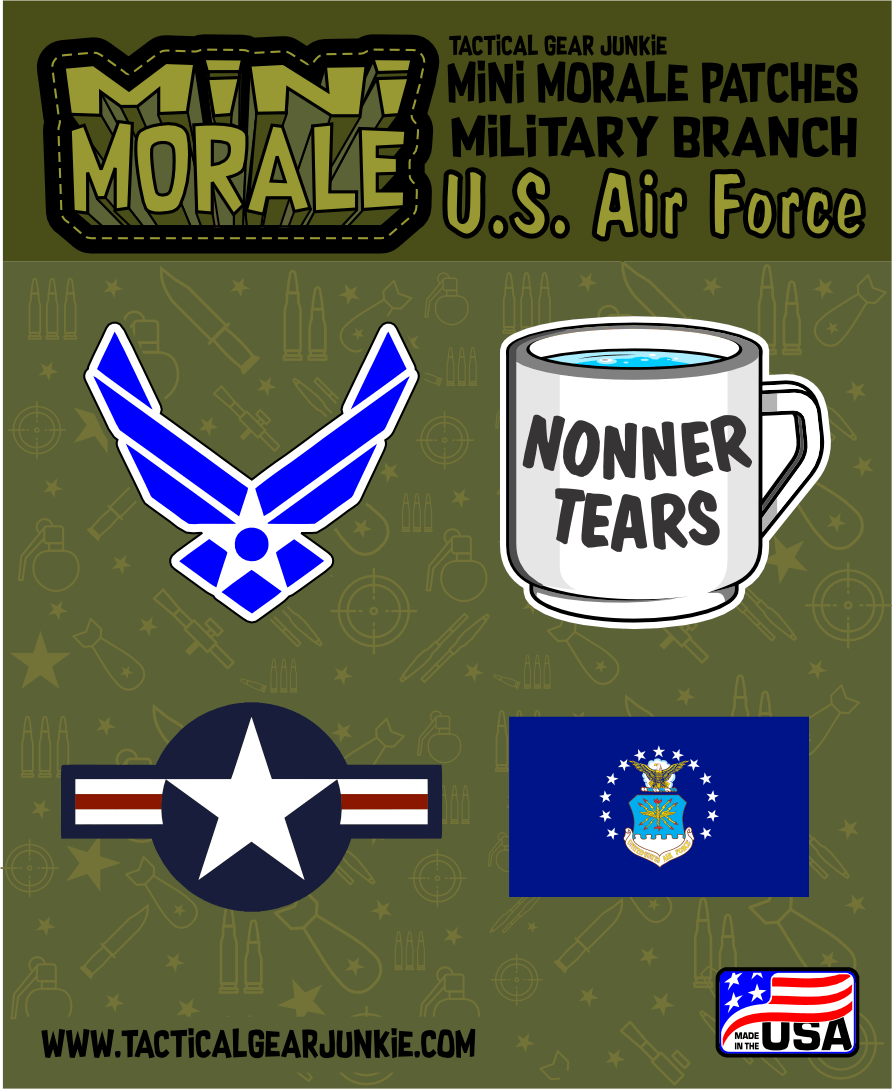 Tactical Gear Junkie Mini Morale - U.S. Air Force Pack 1
