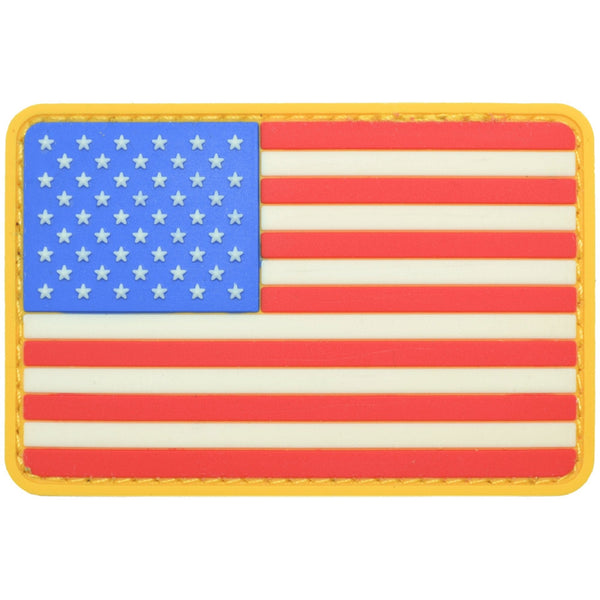 Mexican / USA Flag Patch 2x3 (Full Color)