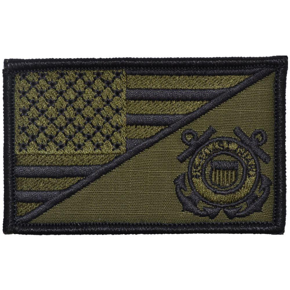 PREMIER EMBLEM REVERSE AMERICAN FLAG GOLD BORDER 2.25X3.5 - American PREMIER EMBLEM REVERSE AMERICAN FLAG GOLD BORDER 2.25X3.5 - American