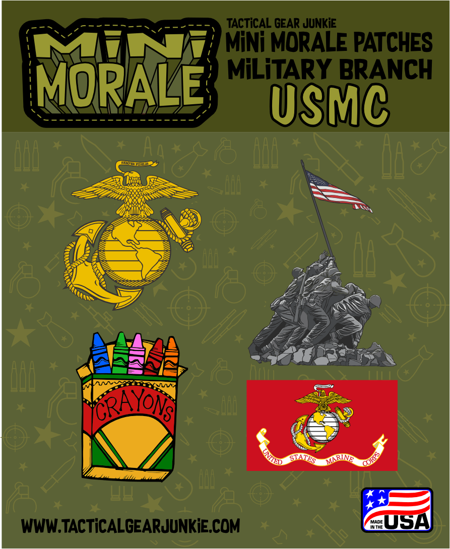 Tactical Gear Junkie Mini Morale - USMC Pack 1