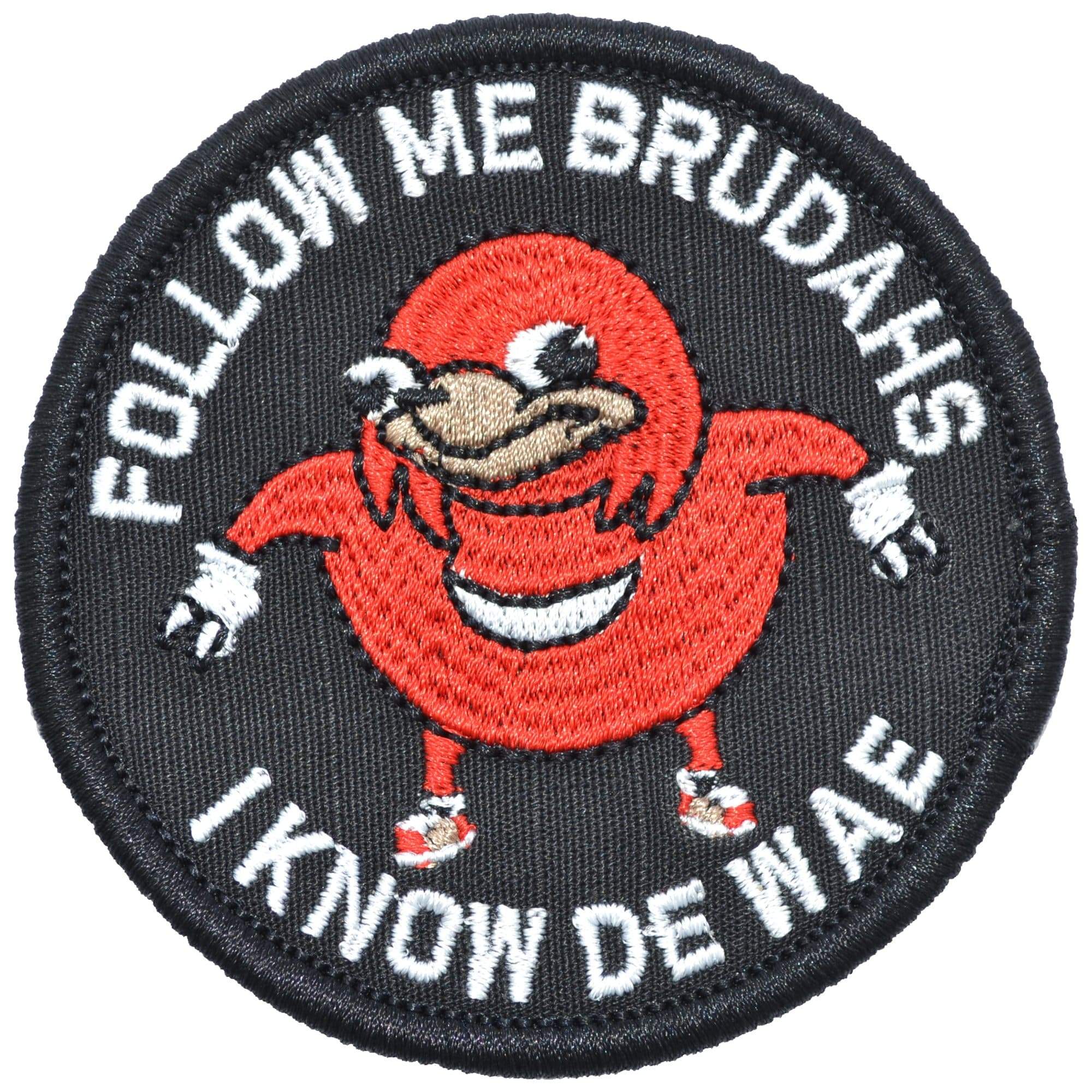Tactical Gear Junkie Patches Ugandan Knuckles Follow Me Brudahs I Know De Wae - 3 inch Round Patch