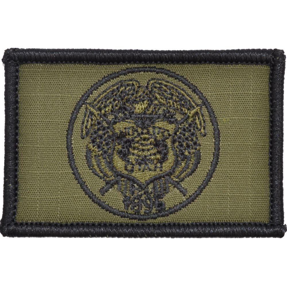 Tactical Gear Junkie Patches Olive Drab Utah State Flag - 2x3 Patch
