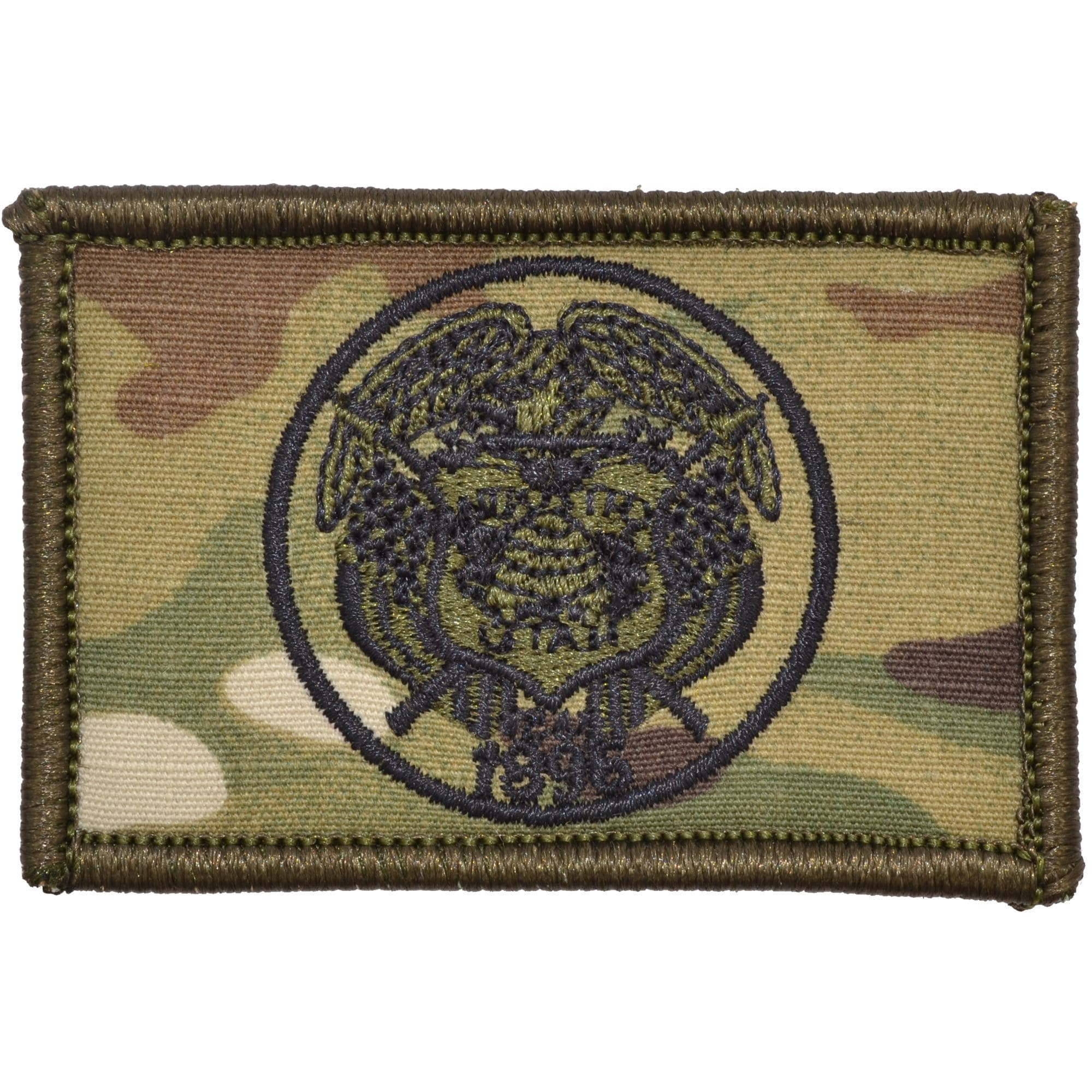 Tactical Gear Junkie Patches MultiCam Utah State Flag - 2x3 Patch