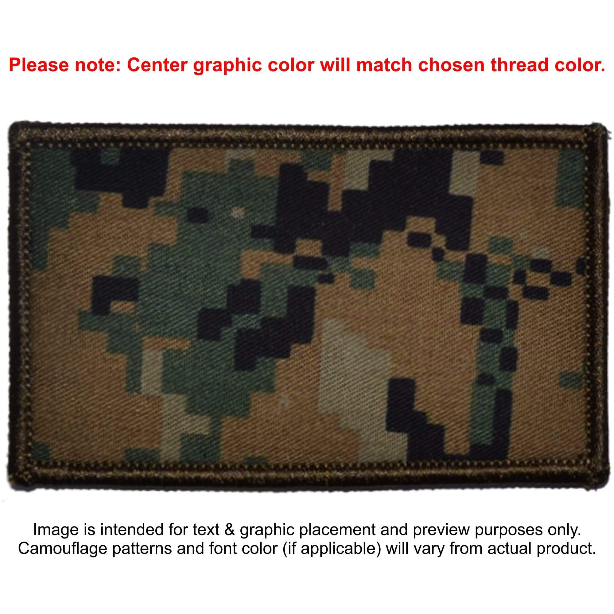 Tactical Gear Junkie Patches MARPAT Woodland Custom Combat Plate Carrier Flak Patch - Stock Graphic
