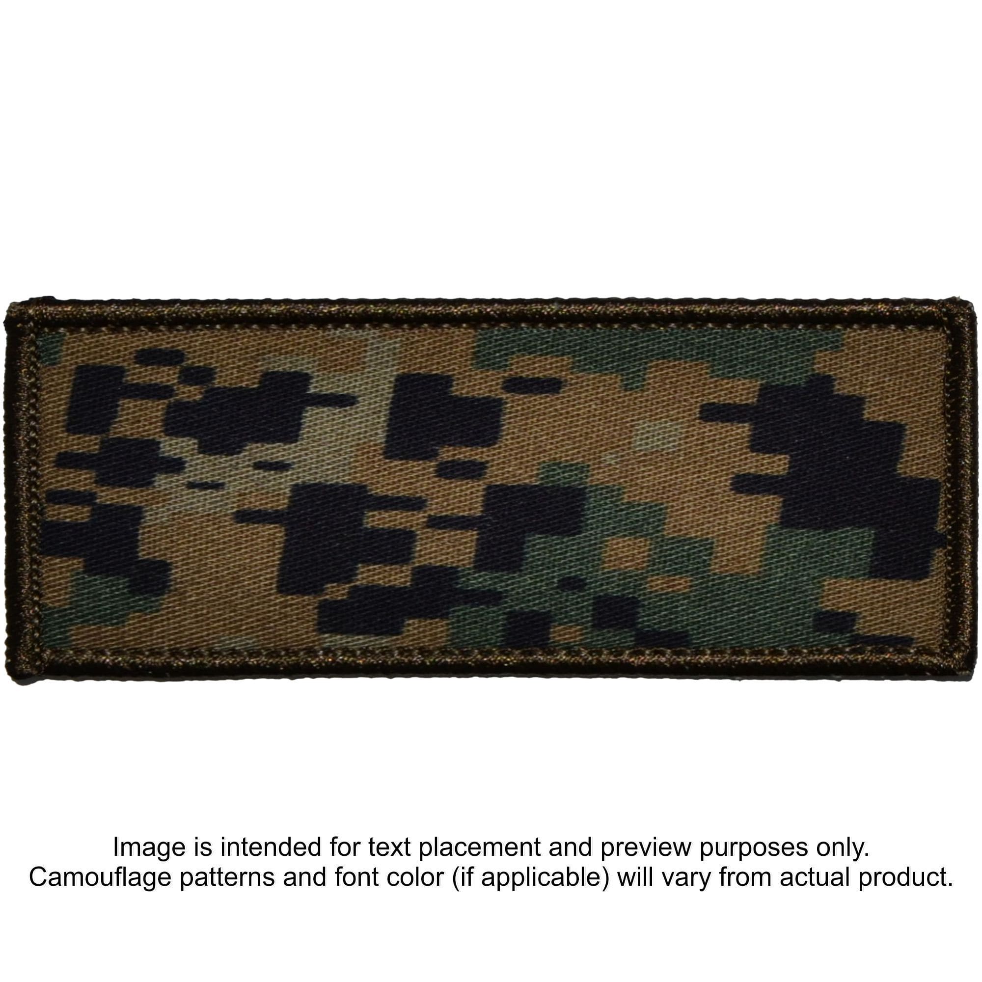 Tactical Gear Junkie Patches MARPAT Woodland Custom Plate Carrier Text Patch - 4x10