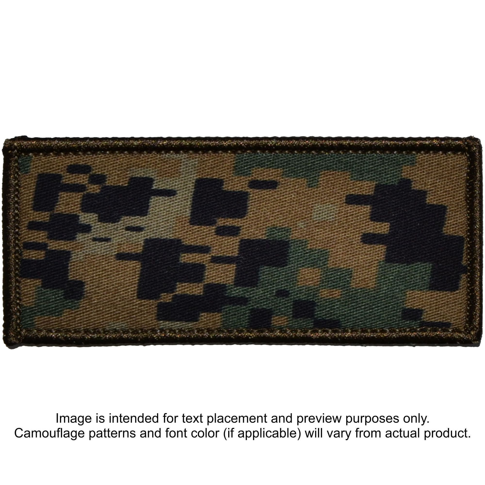 Tactical Gear Junkie Patches MARPAT Woodland Custom Plate Carrier Text Patch - 4x9