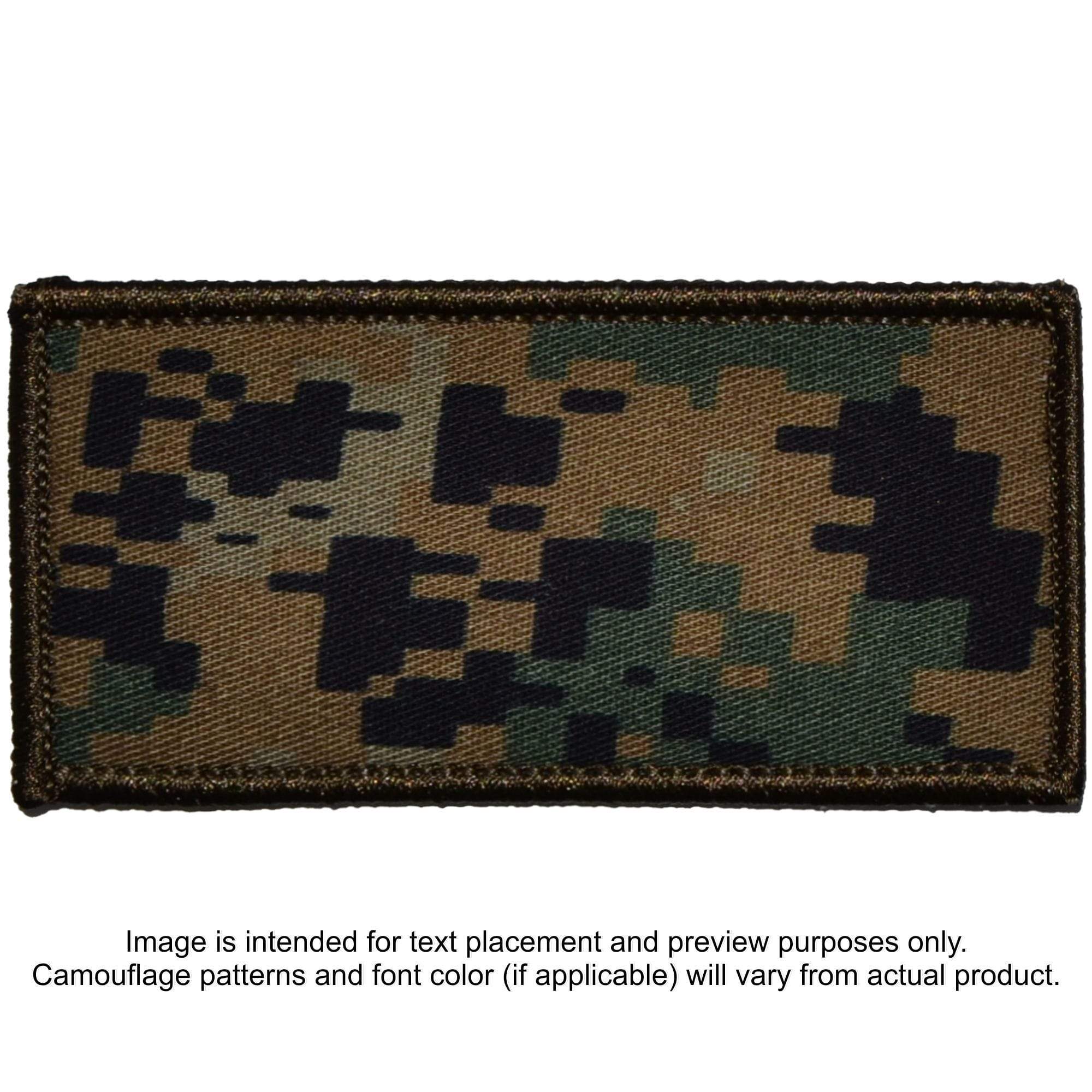 Tactical Gear Junkie Patches MARPAT Woodland Custom Text Patch - 2x4