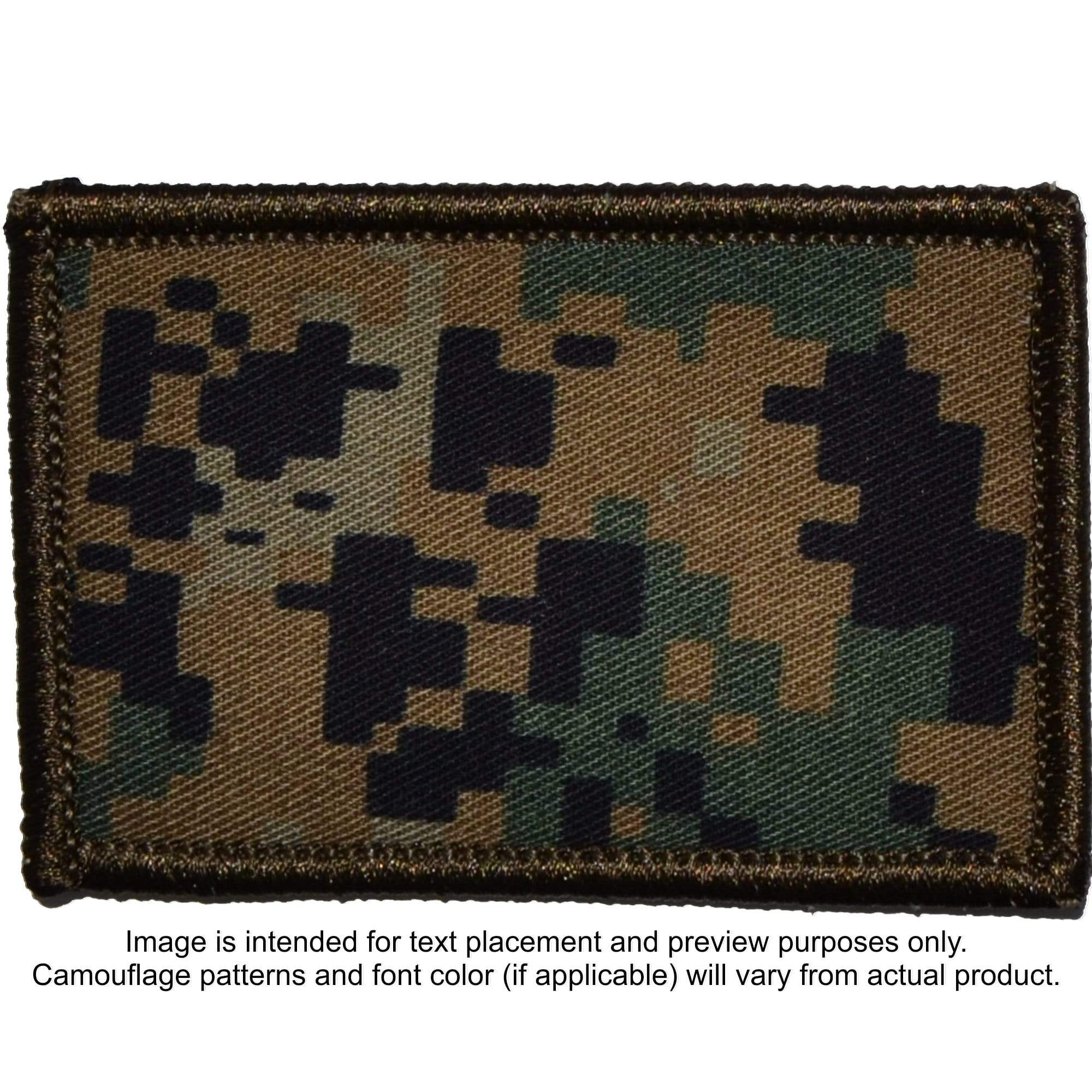 Tactical Gear Junkie Patches MARPAT Woodland Custom Text Patch - 2x3