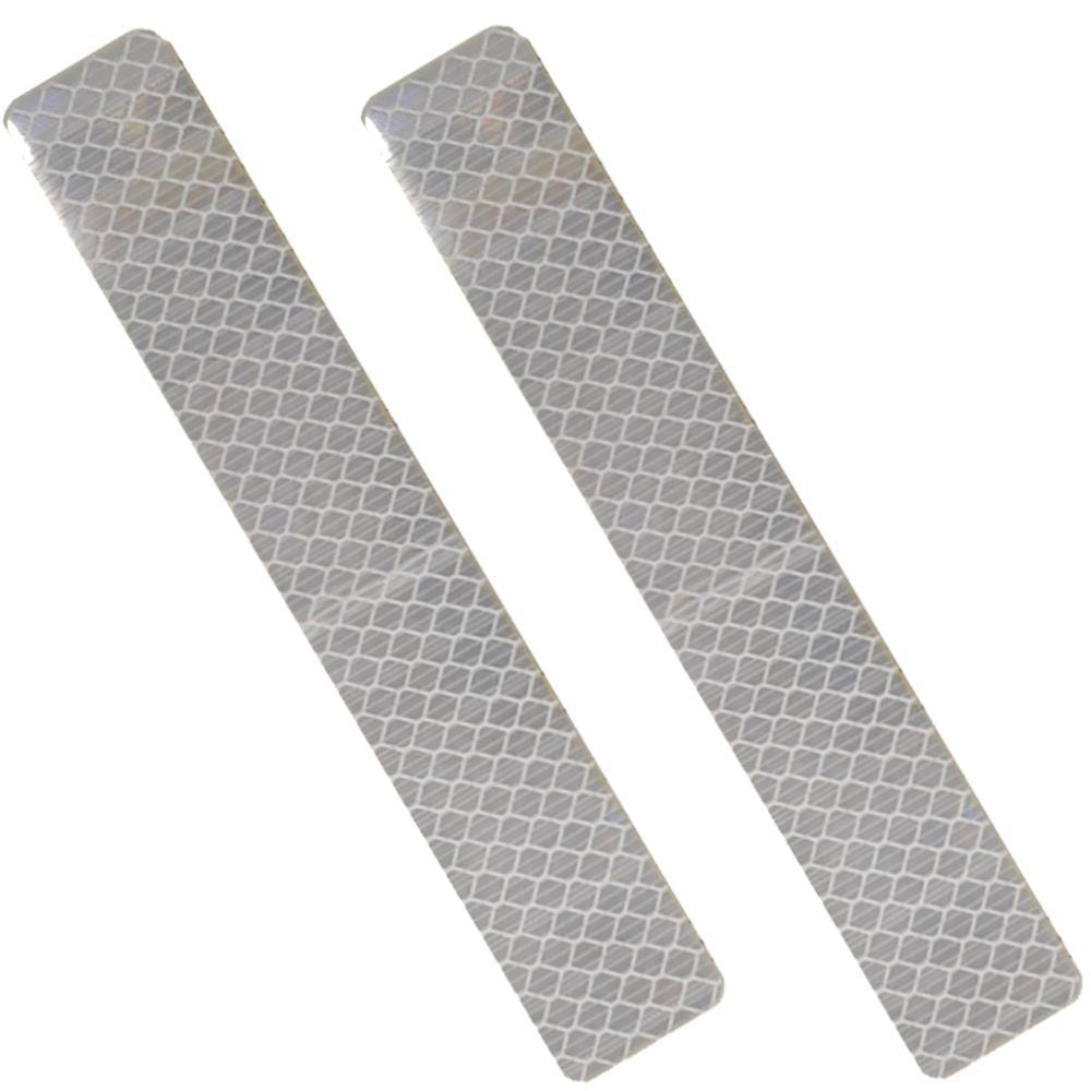 Tactical Gear Junkie Patches White Honeycomb Reflective Reflective Strip for MOLLE Webbing Gear- 1x6 Patch - Two Pack