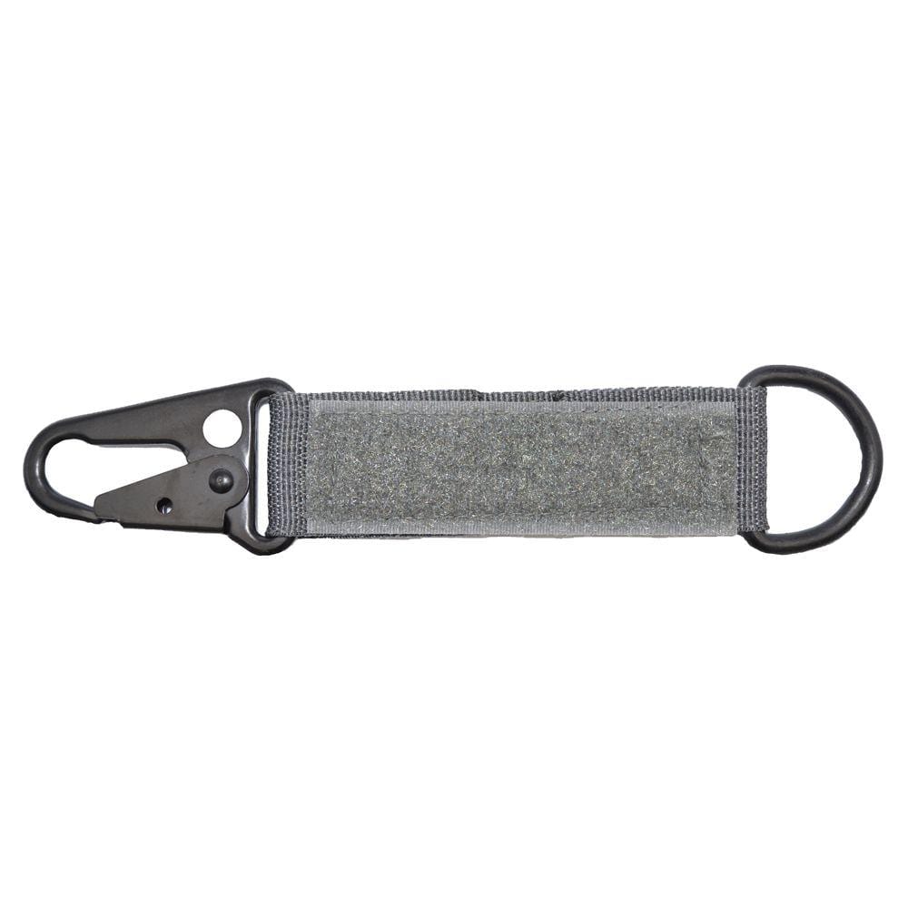 Tactical Gear Junkie Accessories Wolf Gray HK 3'' Loop Keychain with D-Ring - American Made