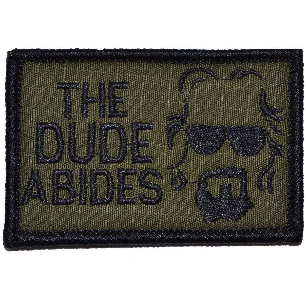 Tactical Gear Junkie Patches Olive Drab The Dude Abides, The Big Lebowski - 2x3 Patch