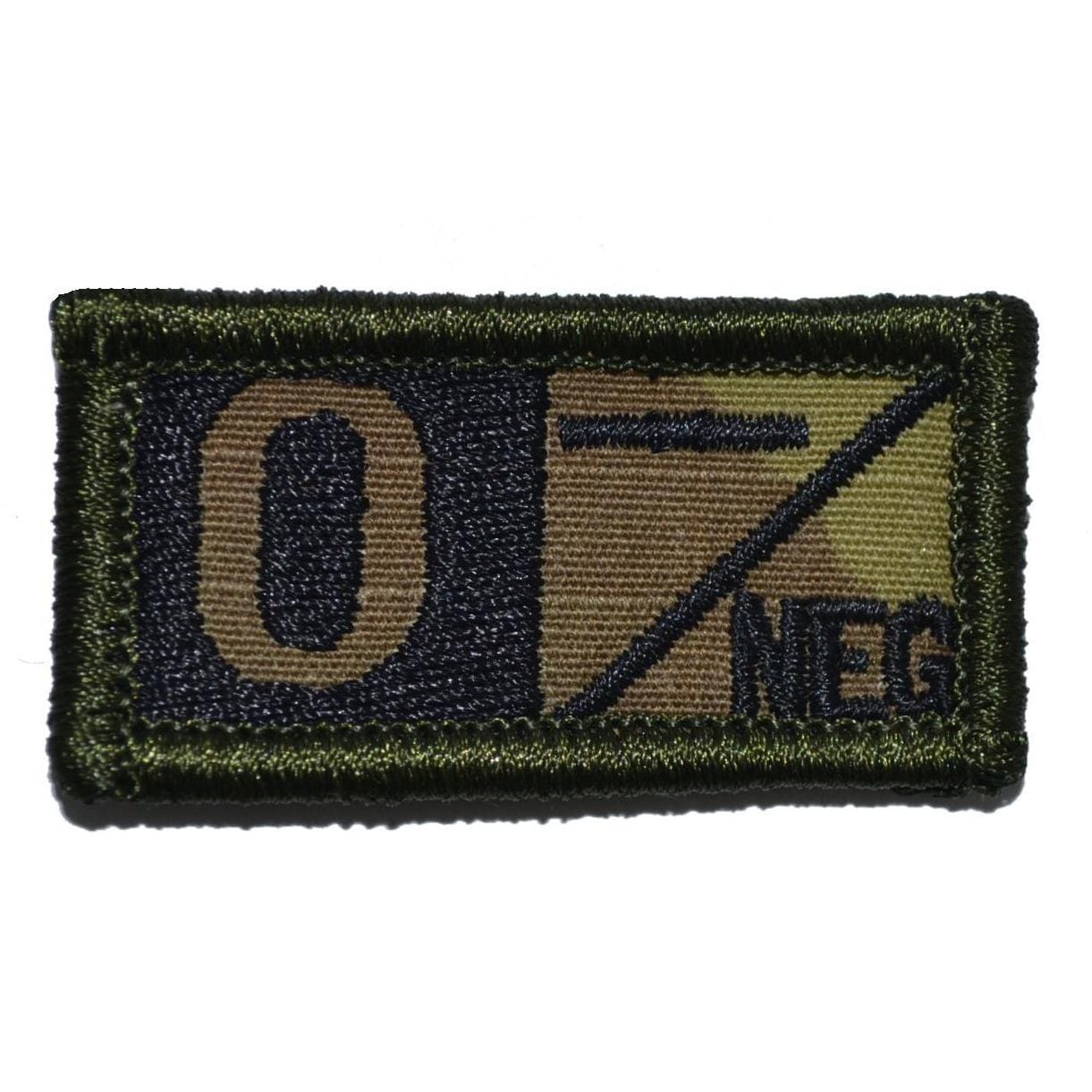 Tactical Gear Junkie Patches MultiCam Blood Type - 1x2 Patch
