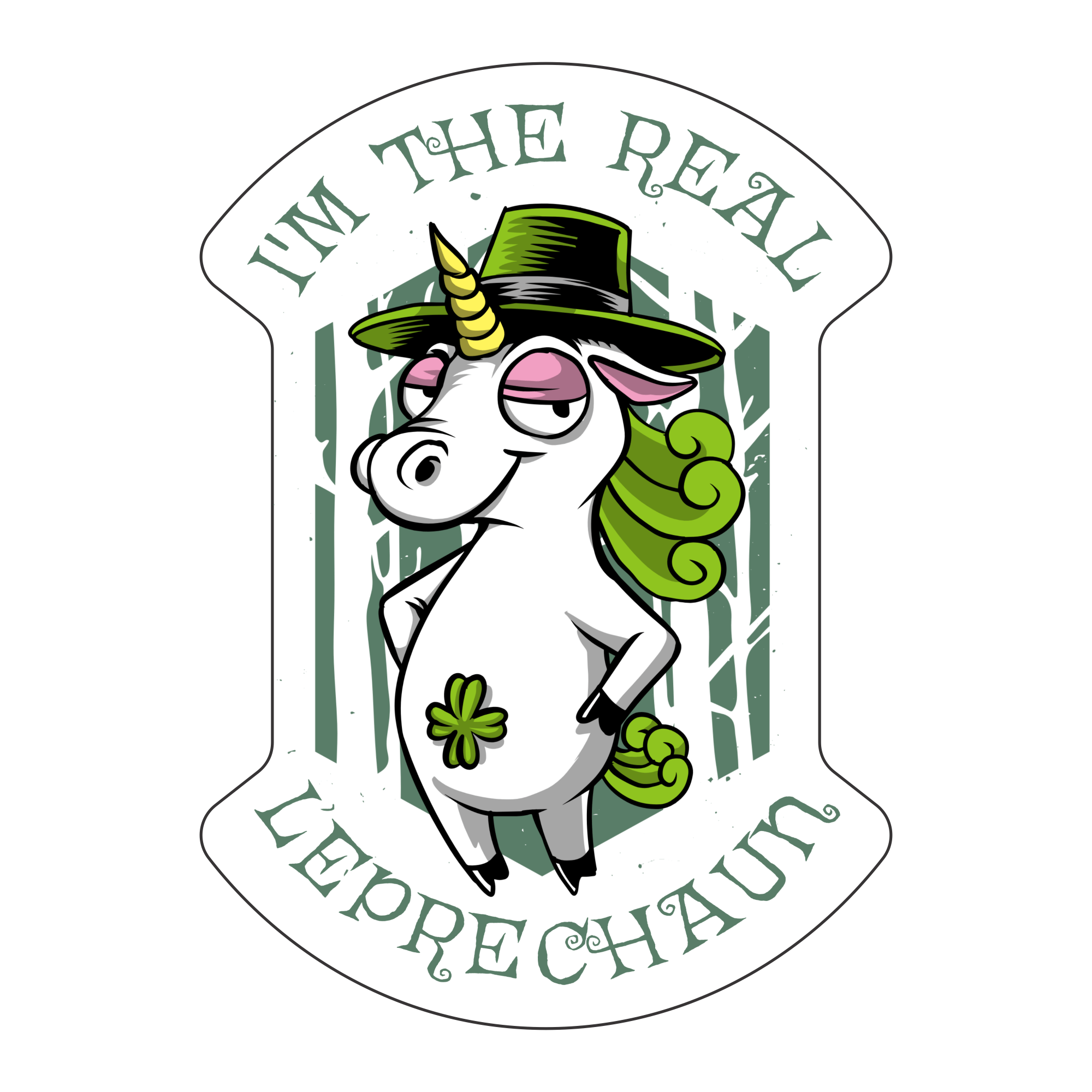 Tactical Gear Junkie Stickers I'm The Real Leprechaun - 4 inch Sticker