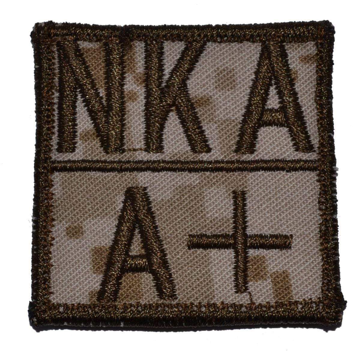 Tactical Gear Junkie Patches Blood Type and Allergy - 2x2 Patch
