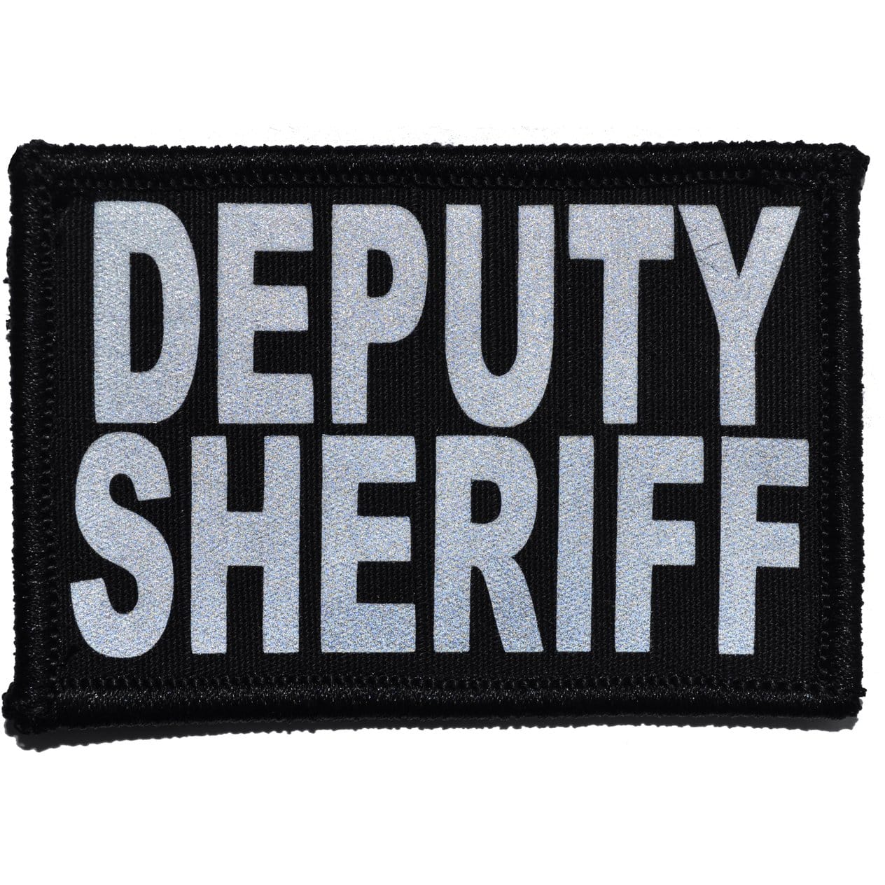Tactical Gear Junkie Patches Black Deputy Sheriff Reflective - 2x3 Patch
