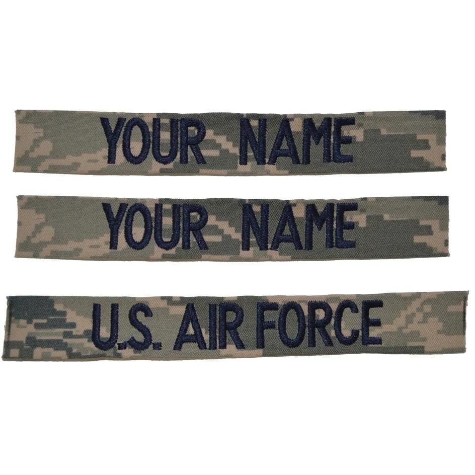 Tactical Gear Junkie Name Tapes 3 Piece Custom Name Tape Set - SEW-ON - ABU