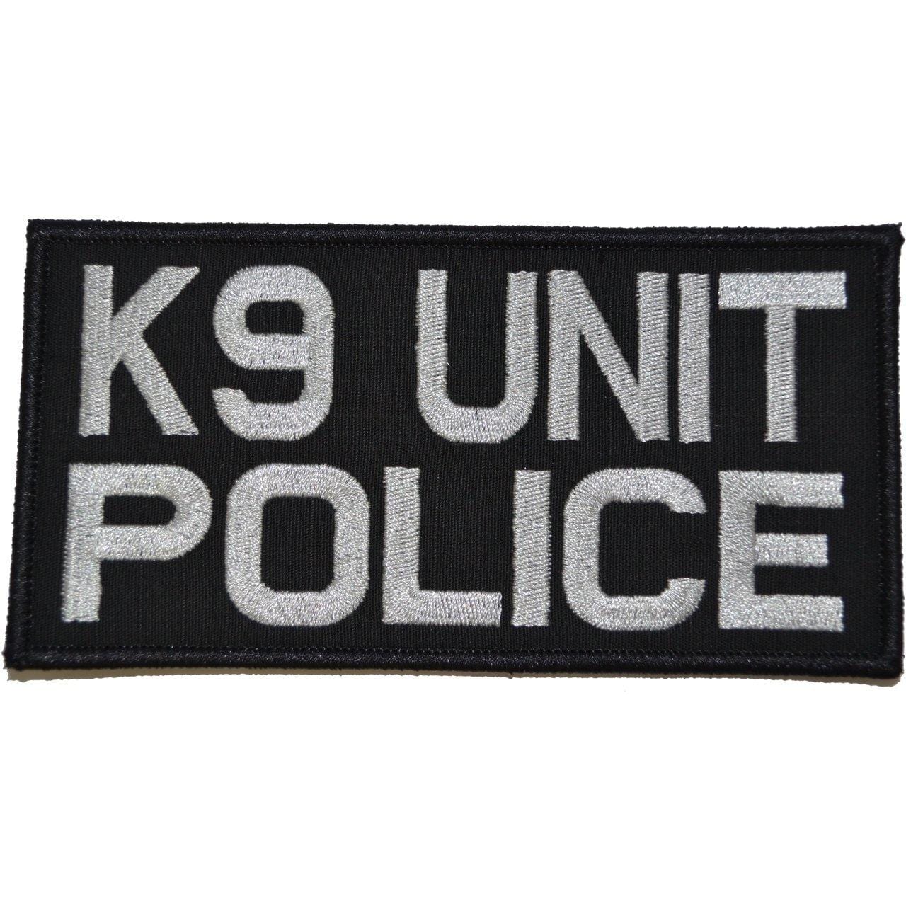 Tactical Gear Junkie Patches Black K9 Unit Police - 3x6 Patch