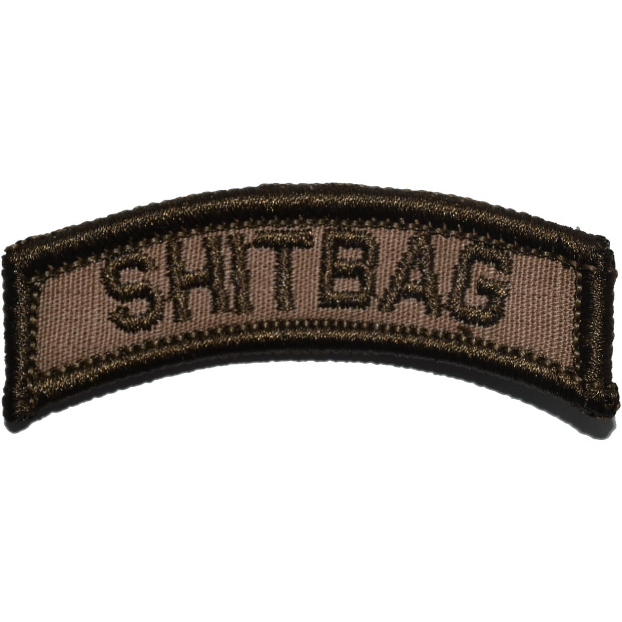 Tactical Gear Junkie Patches Coyote Brown Shitbag Tab Patch