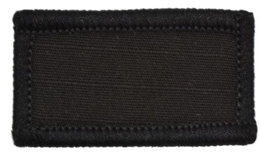 Tactical Gear Junkie Patches Black Custom Text Patch - 1x2